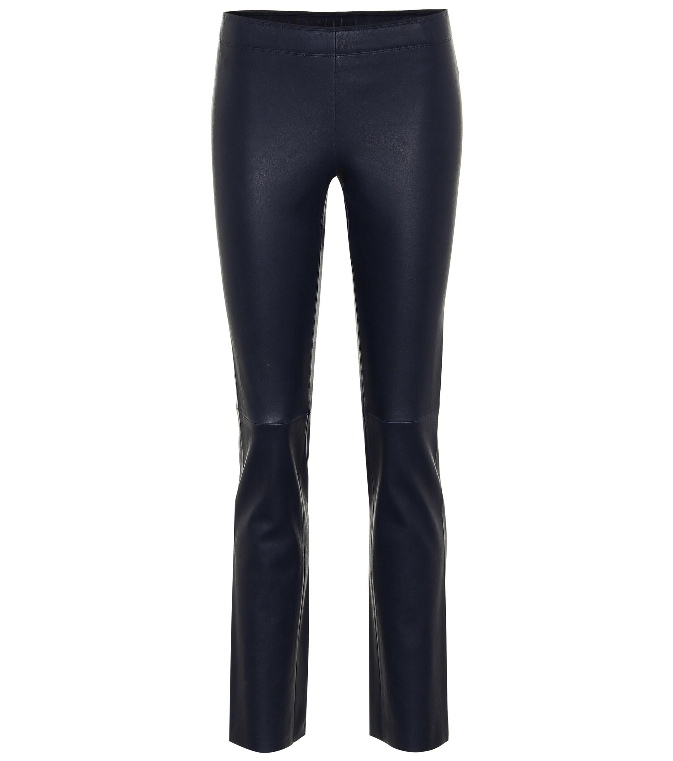 Stouls Jacky Leather leggings in Blue - Lyst
