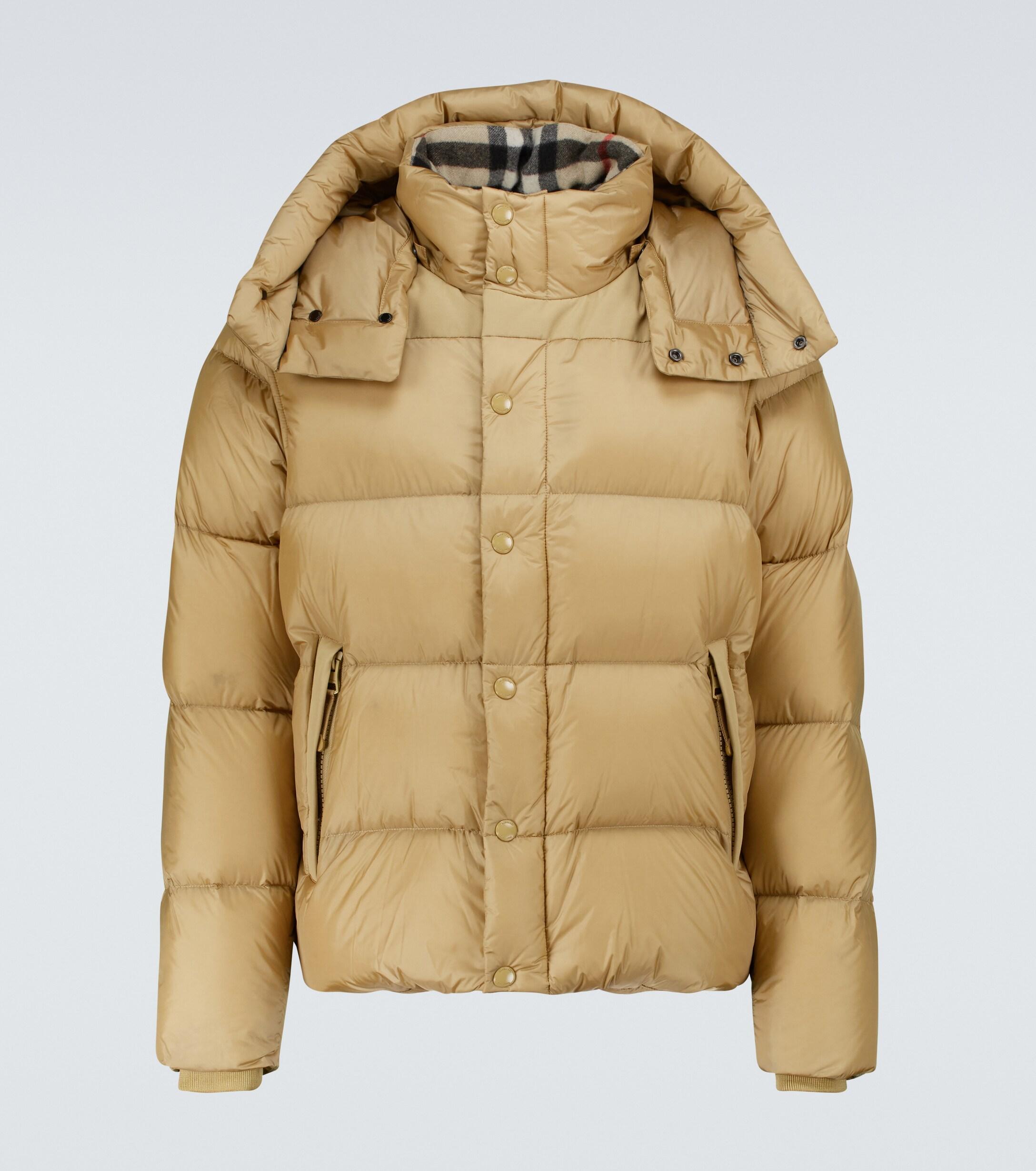 Burberry Down Jacket in Natural for Men | Lyst Australia