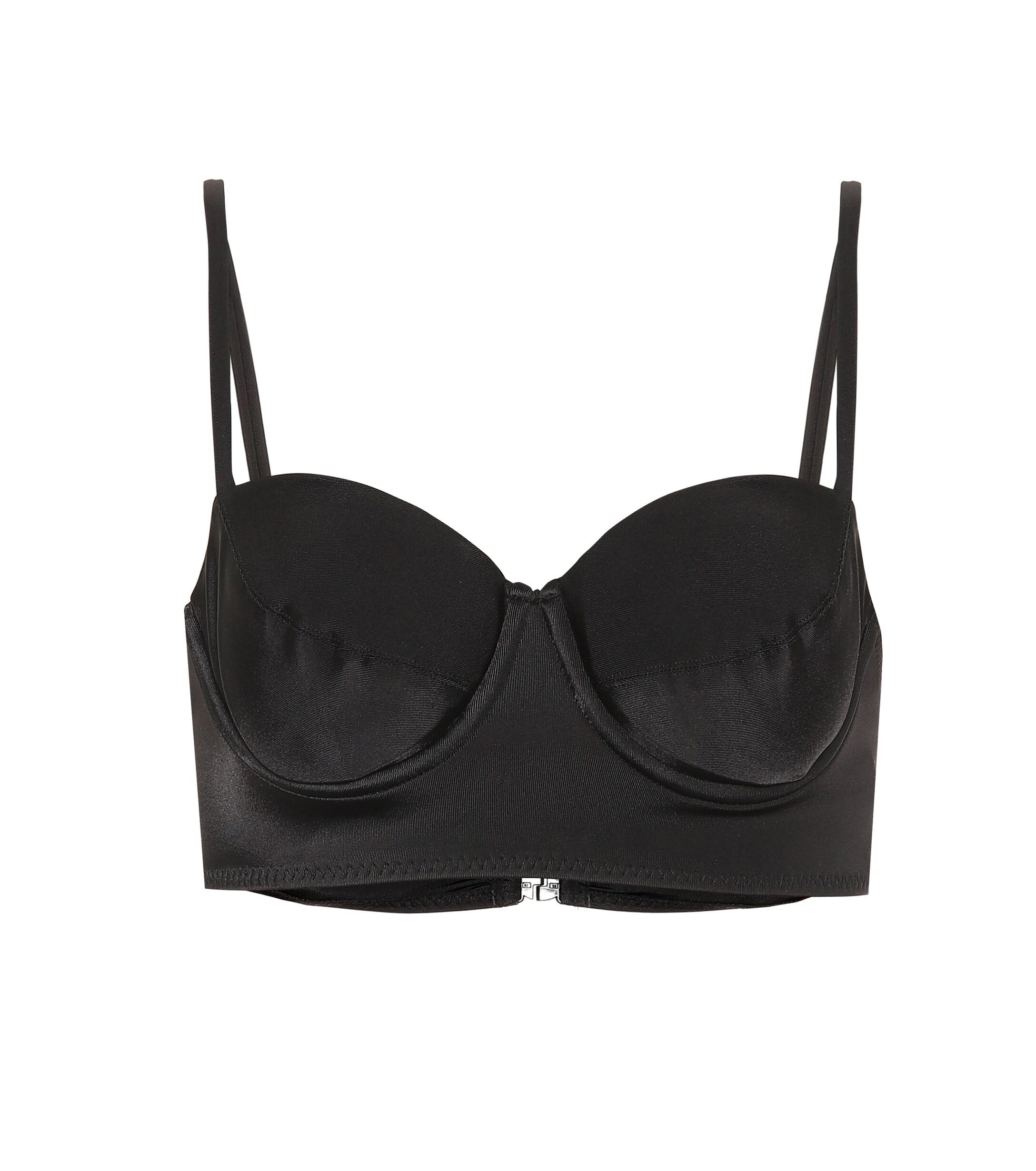 Norma Kamali Underwire Bra Bikini Top in Black Lyst