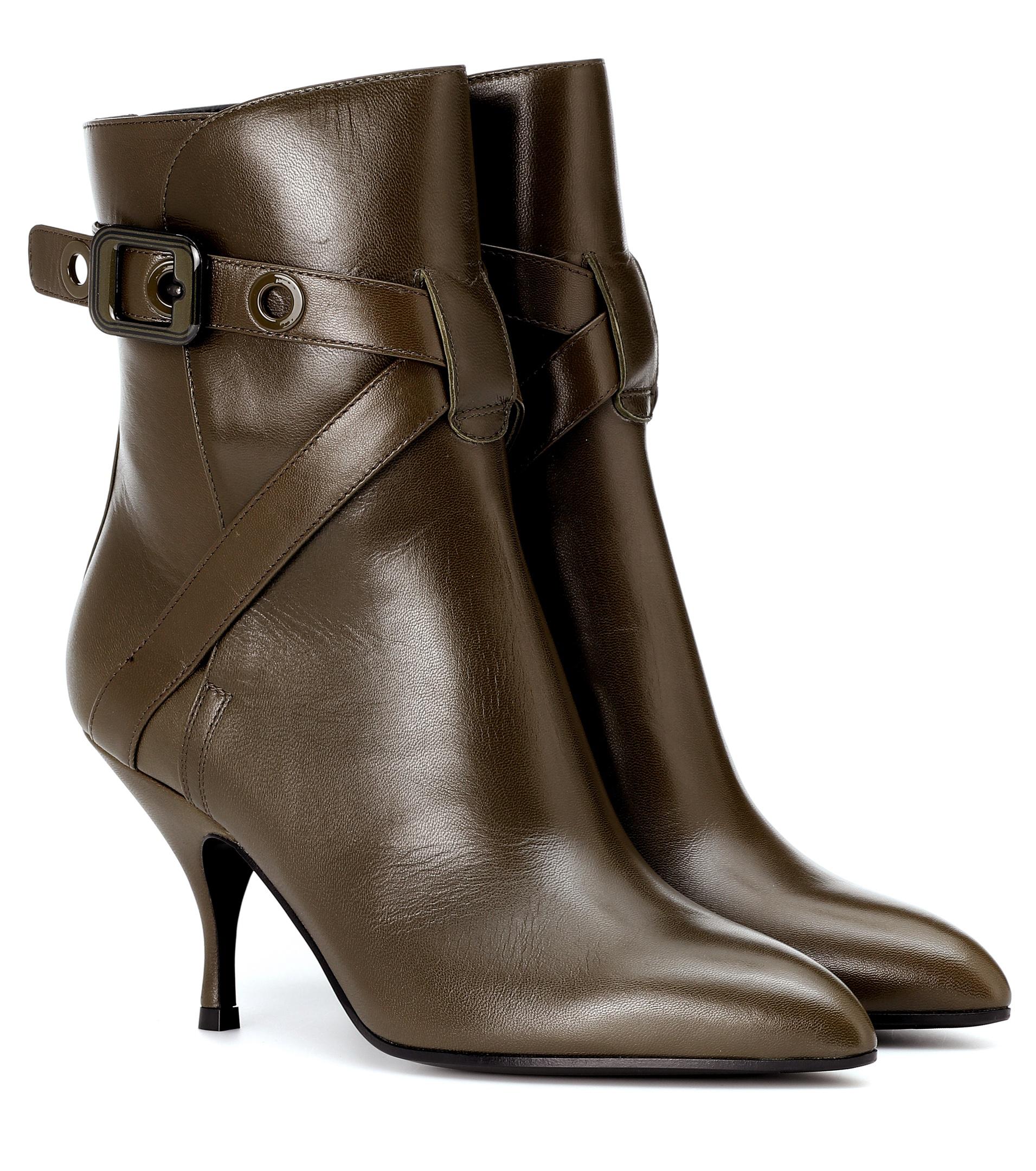 bottega boots green bottom