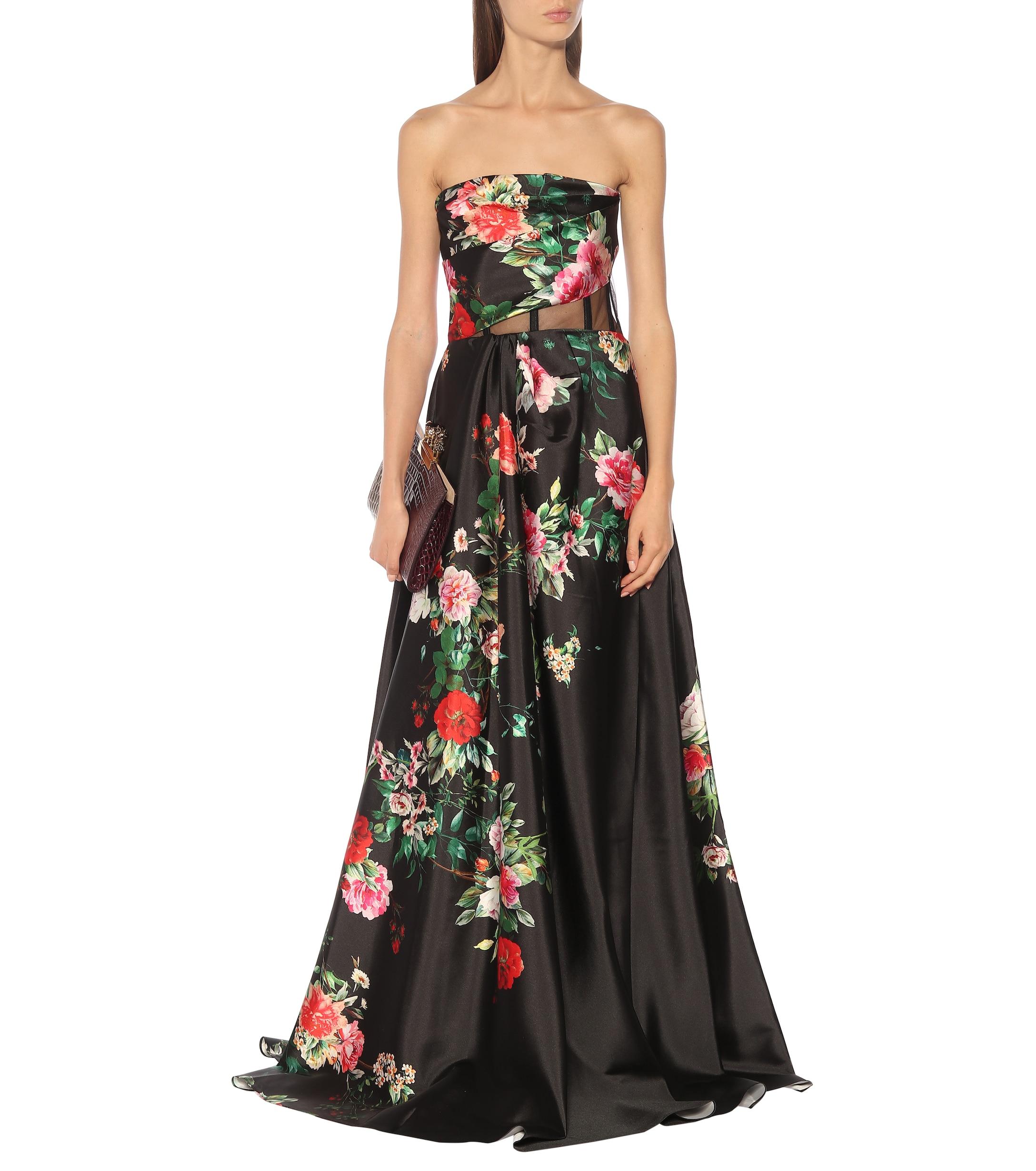 alex perry black gown