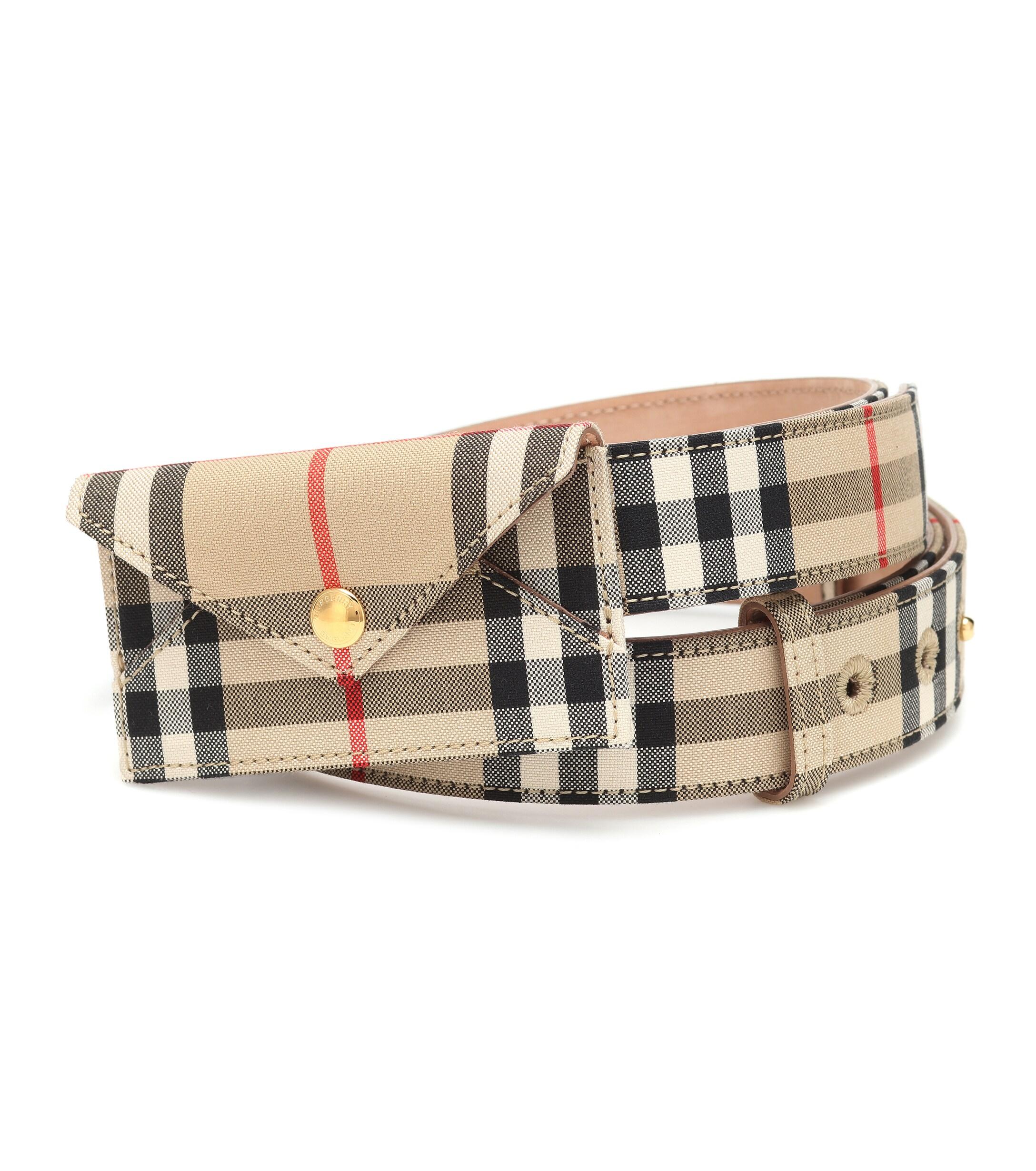 Burberry Vintage Check Belt Bag Lyst