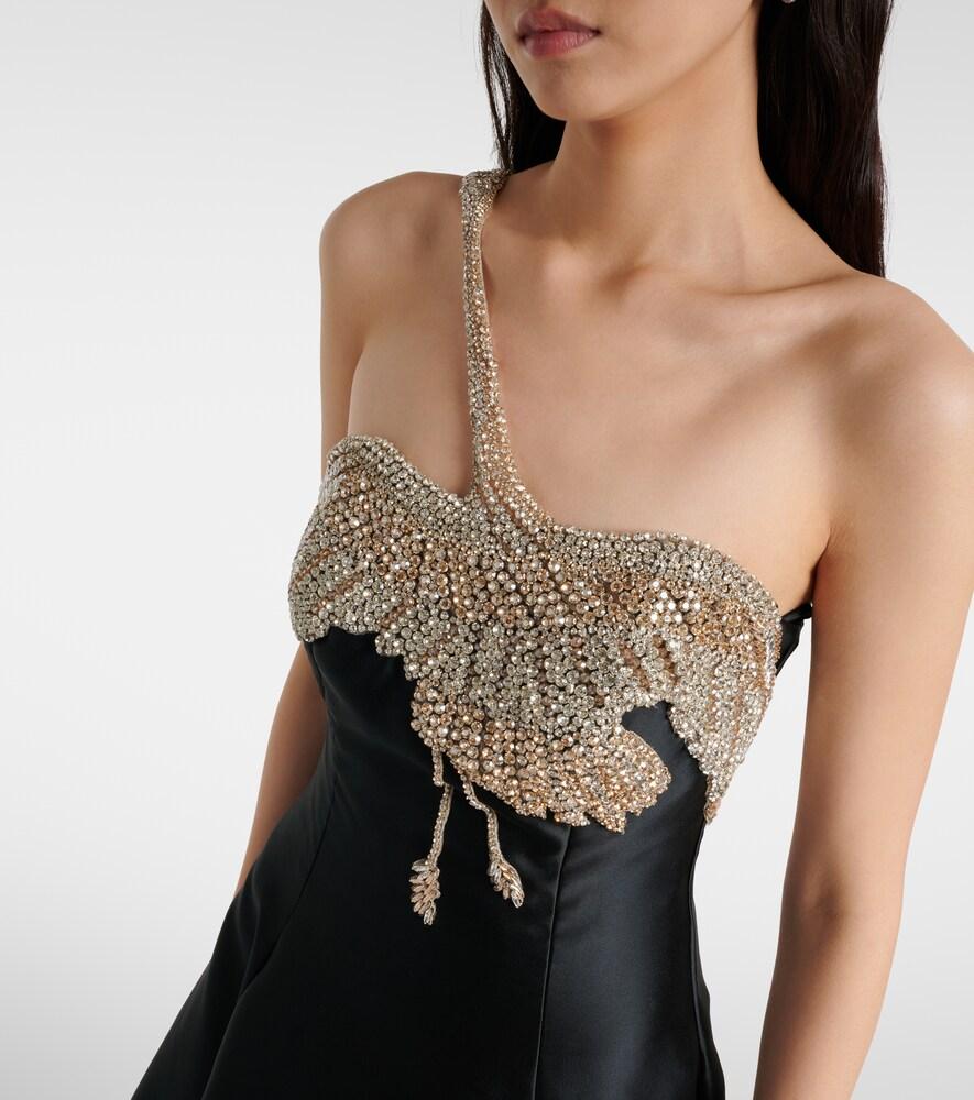 Costarellos Venezia Embellished Gown in Black | Lyst