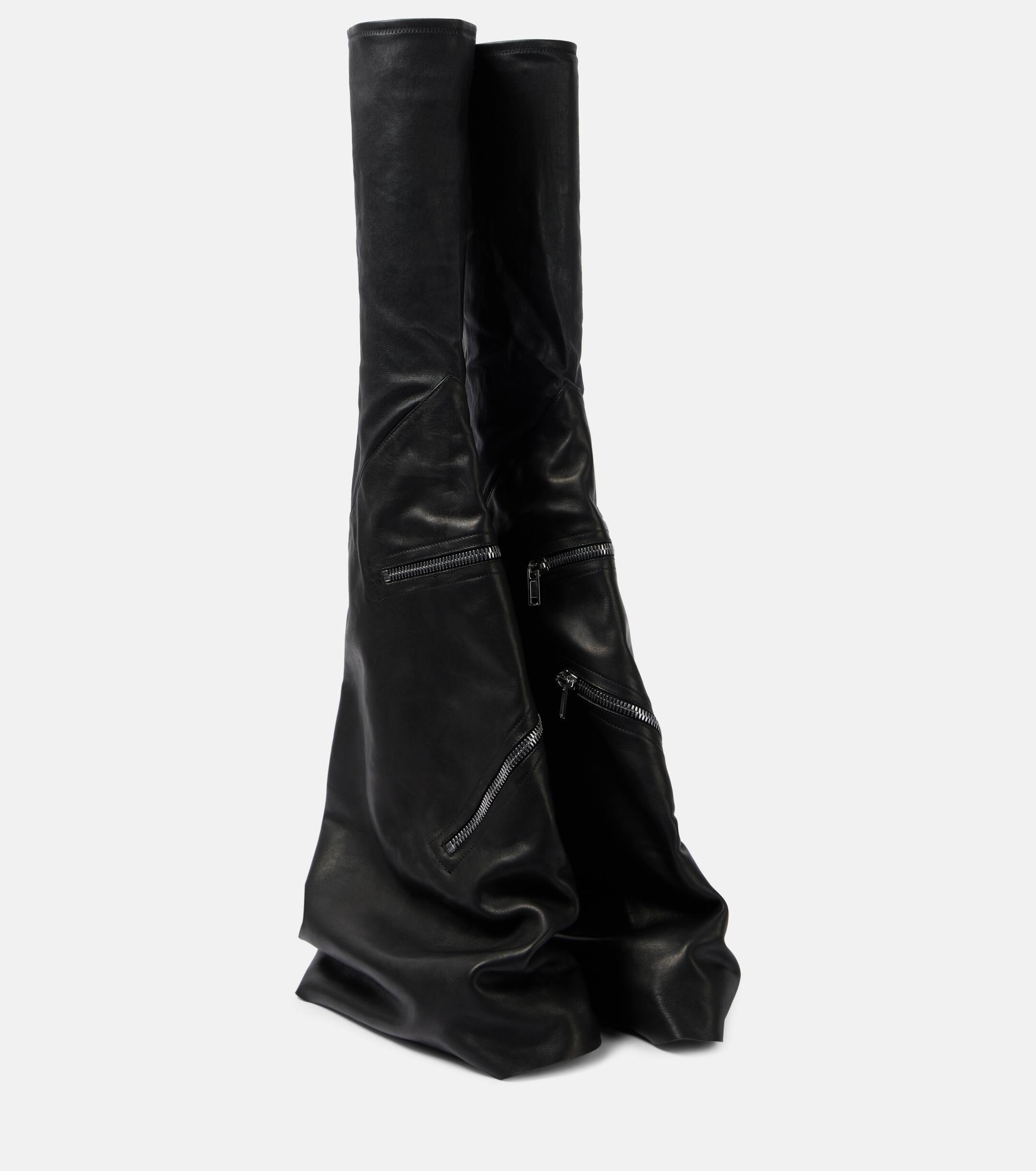Rick Owens Knee high boots for Women Online Sale up to 72 off Lyst Australia