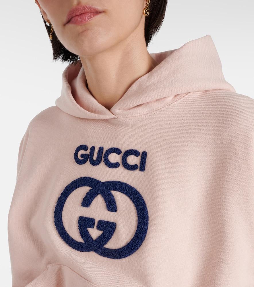 Cotton Sweatshirt Gucci Rosa Pullover Gucci Cotton Jersey