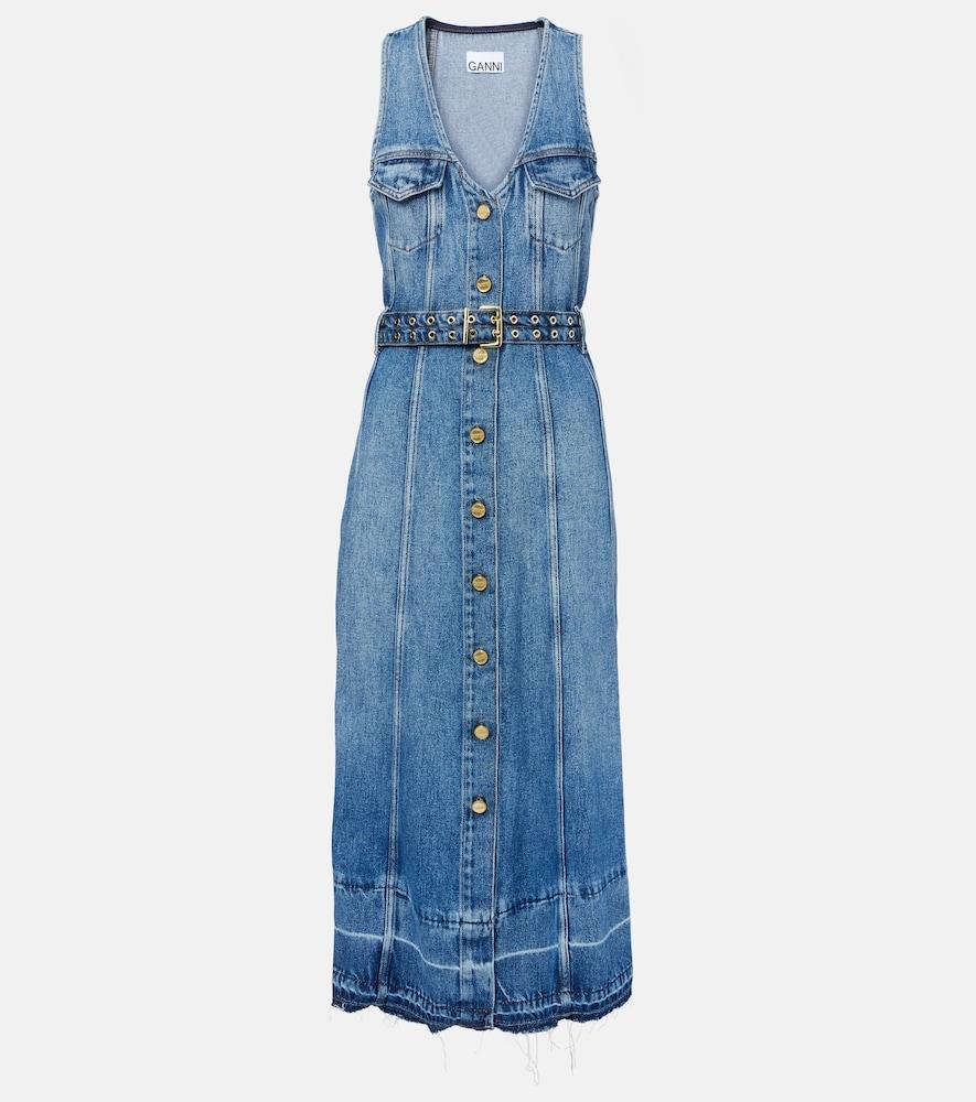 Ganni Denim Dresses for Women | Lyst