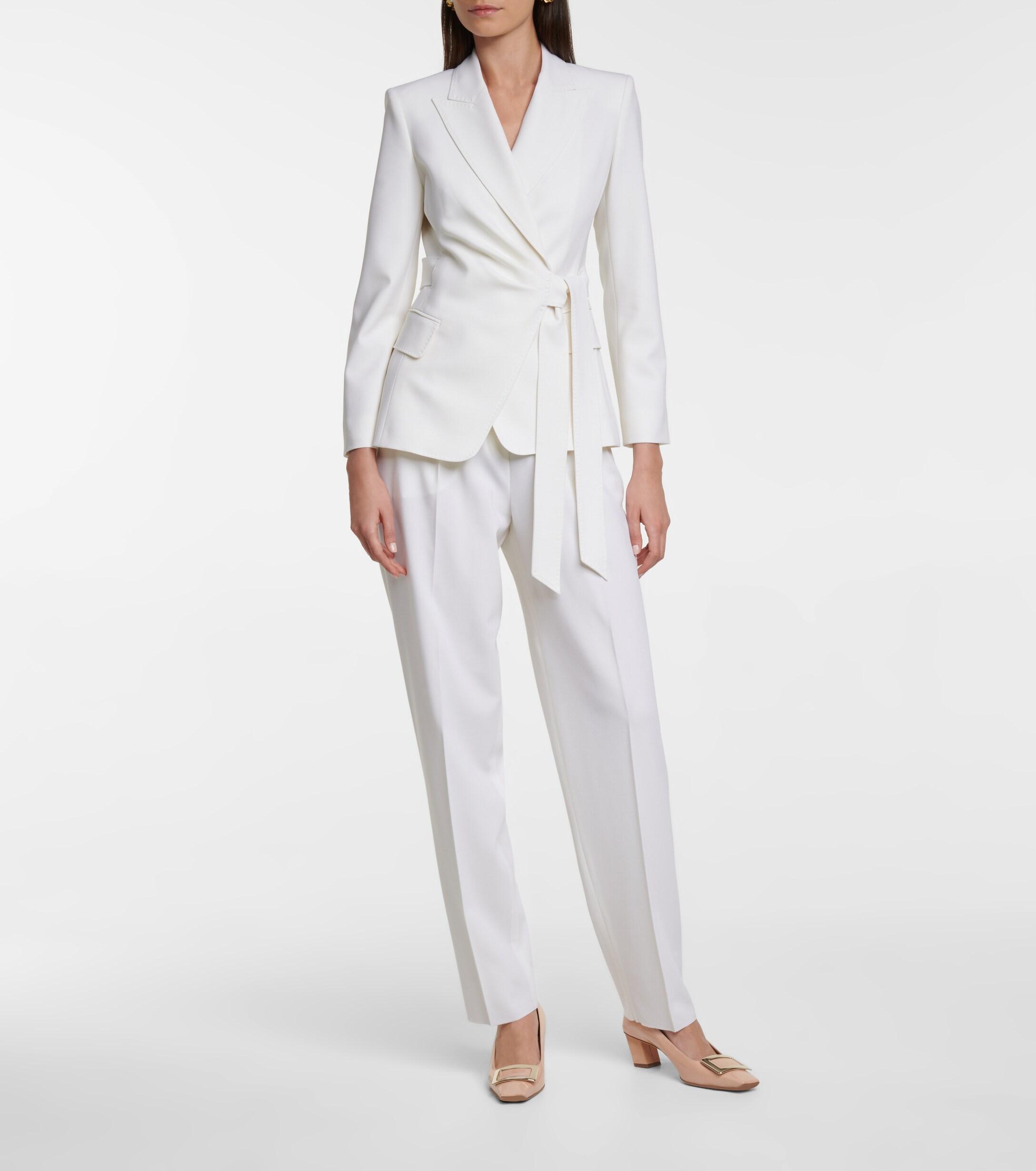 Max Mara Lorenza Stretch-wool Wrap 