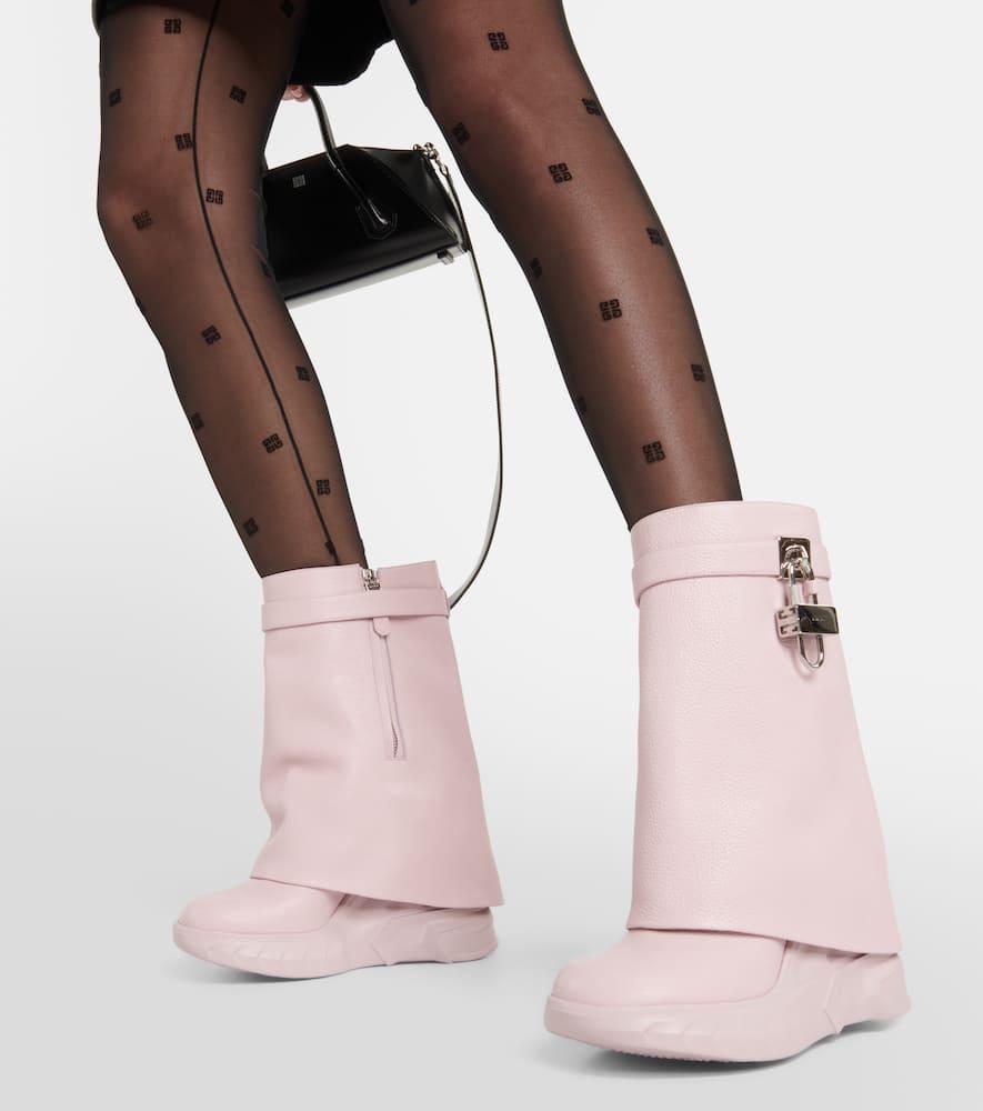 Botines Shark Lock de piel Givenchy de color Rosa Lyst