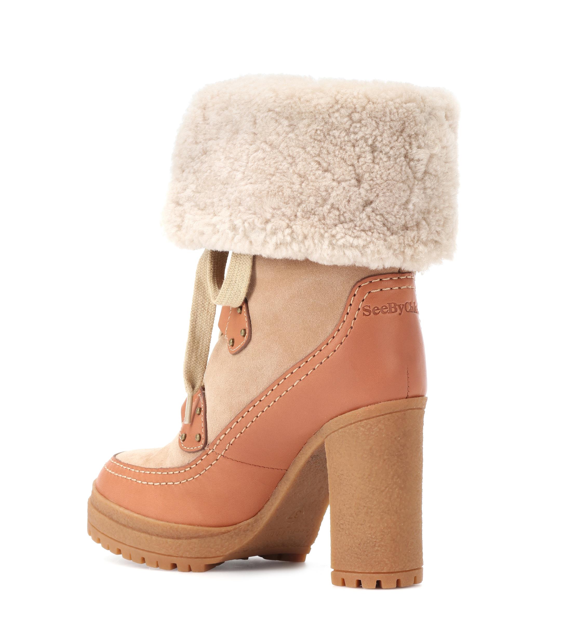 see by chloe suede boots