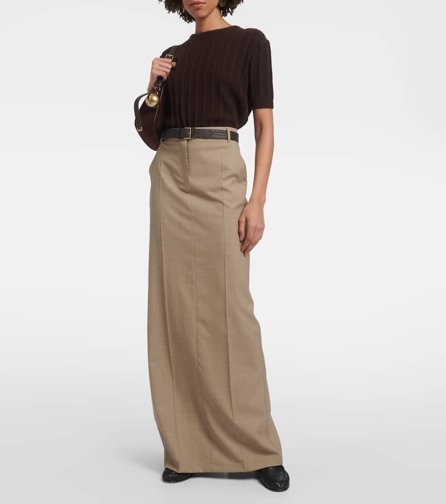 スカート Max Mara Ubalda Virgin Wool Skirt Ubalda virgin wool miniskirt in blue - Max Mara | Mytheresa