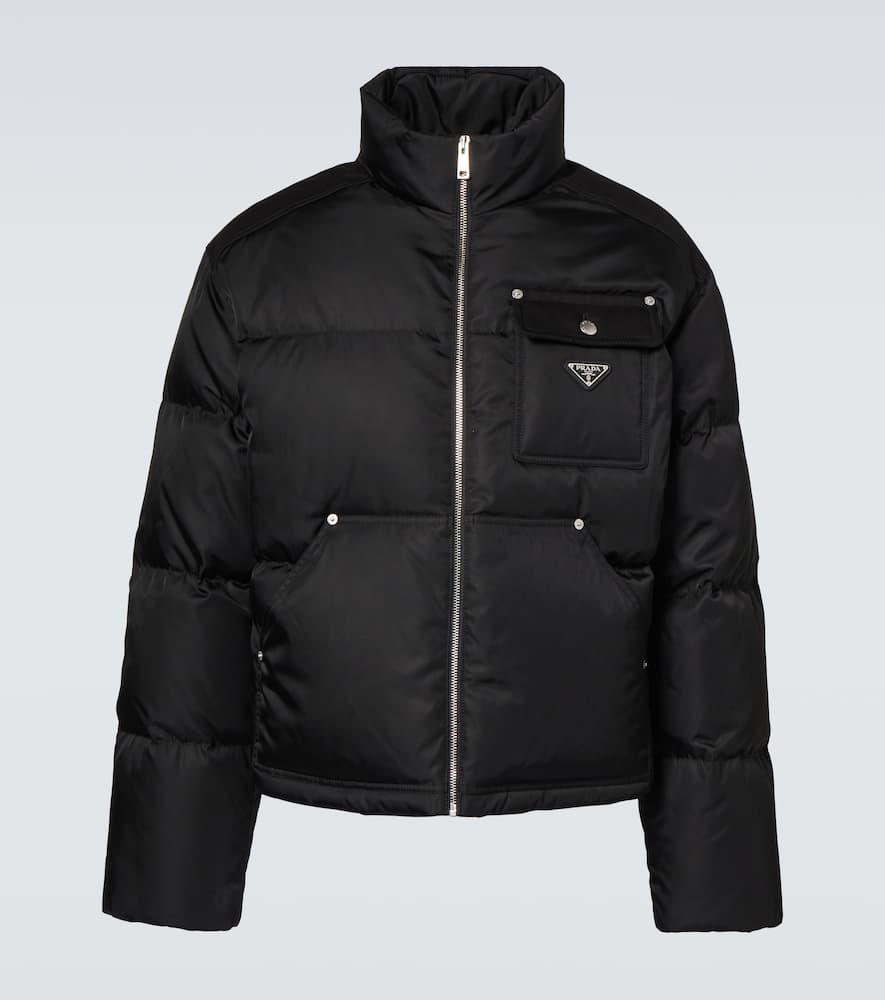Prada Re-Nylon Puffer Jacket in Black for Men Lyst UK - Main Image