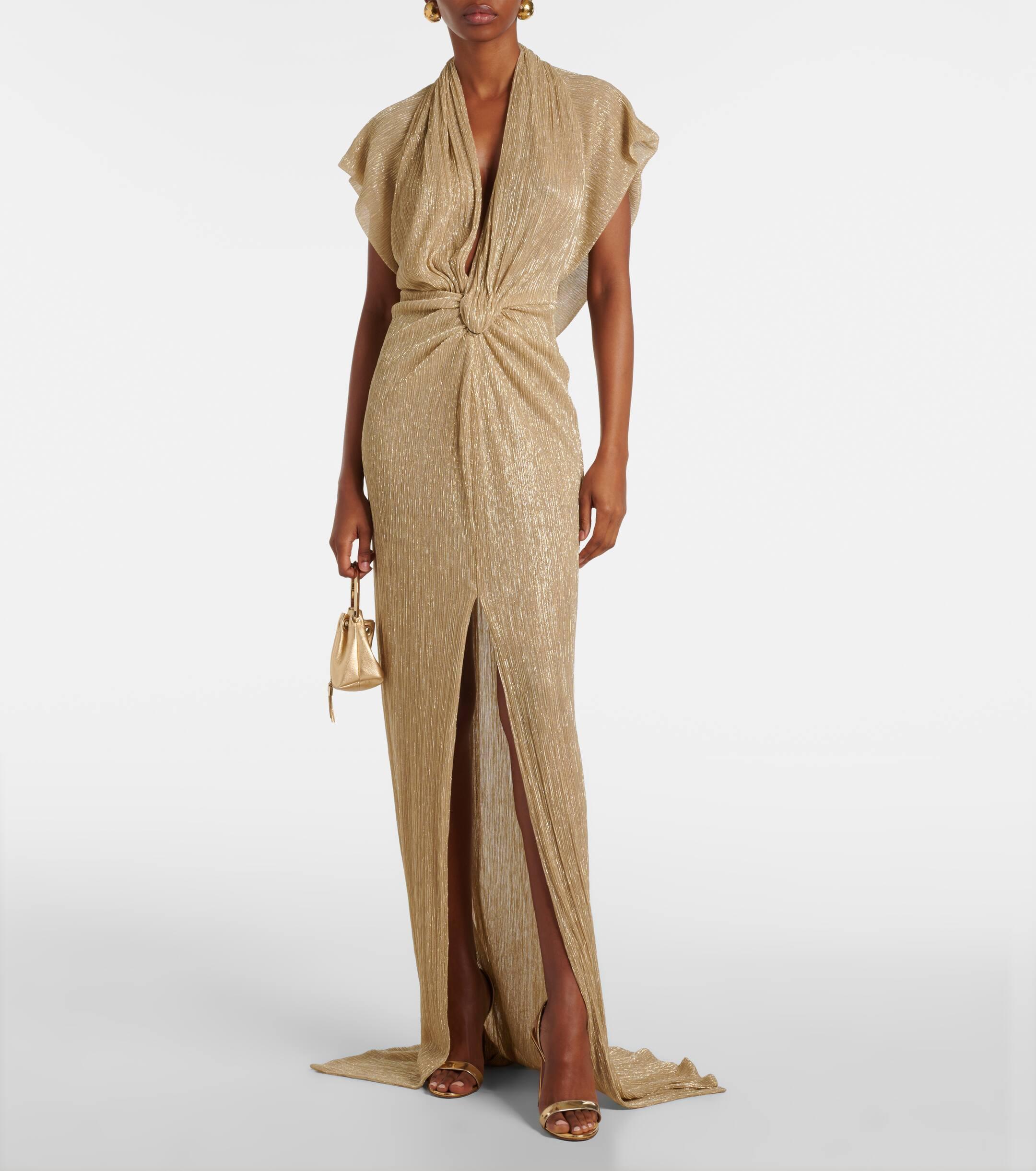 Robe en lamé doré hotsell