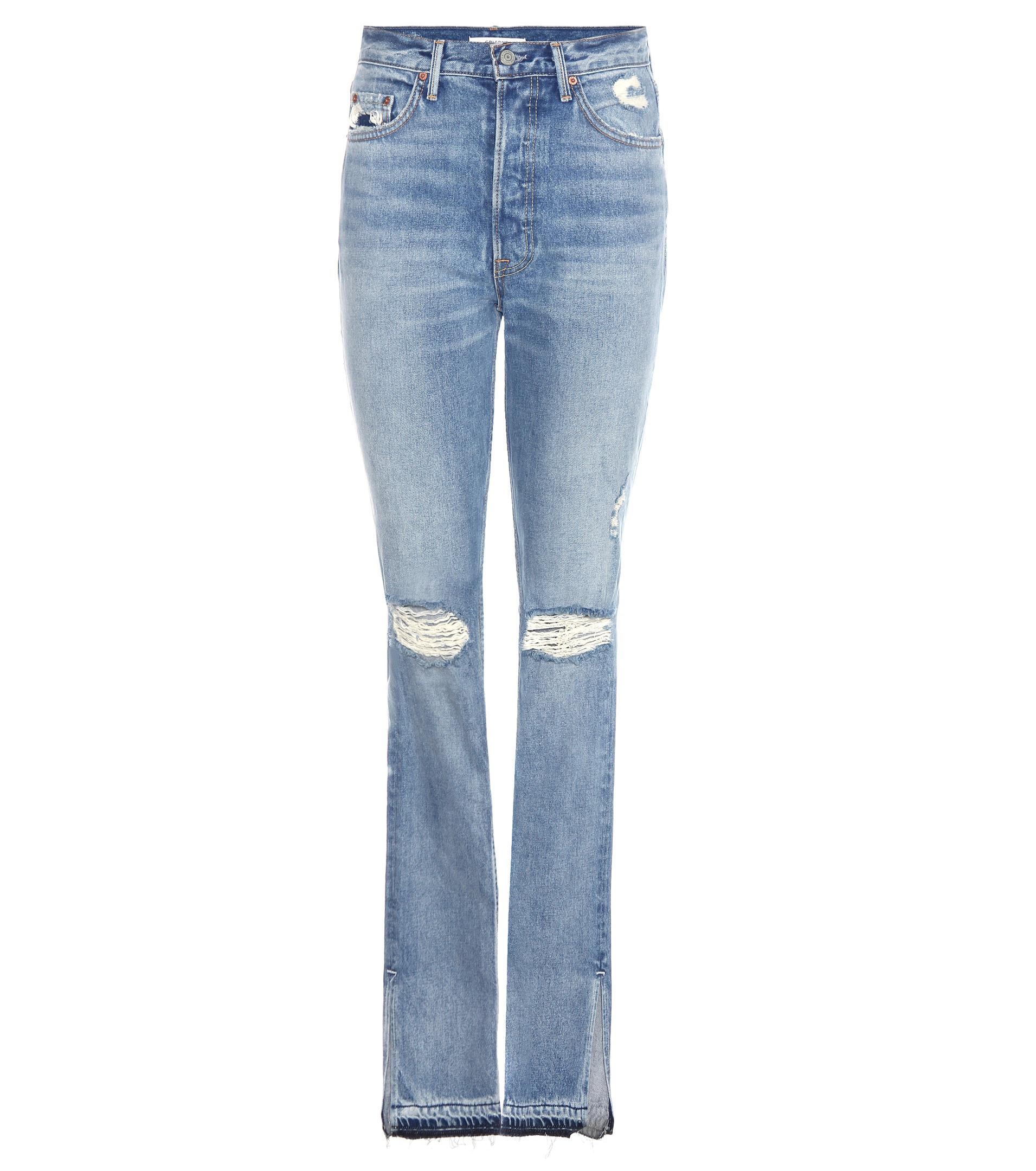 Lyst - Grlfrnd Natalia High-rise Skinny Jeans in Blue
