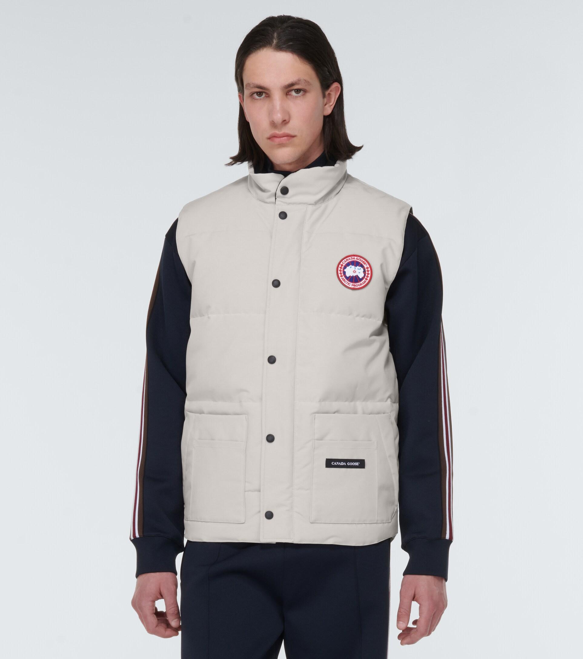 Canada Goose Freestyle Down Vest in White for Men | Lyst