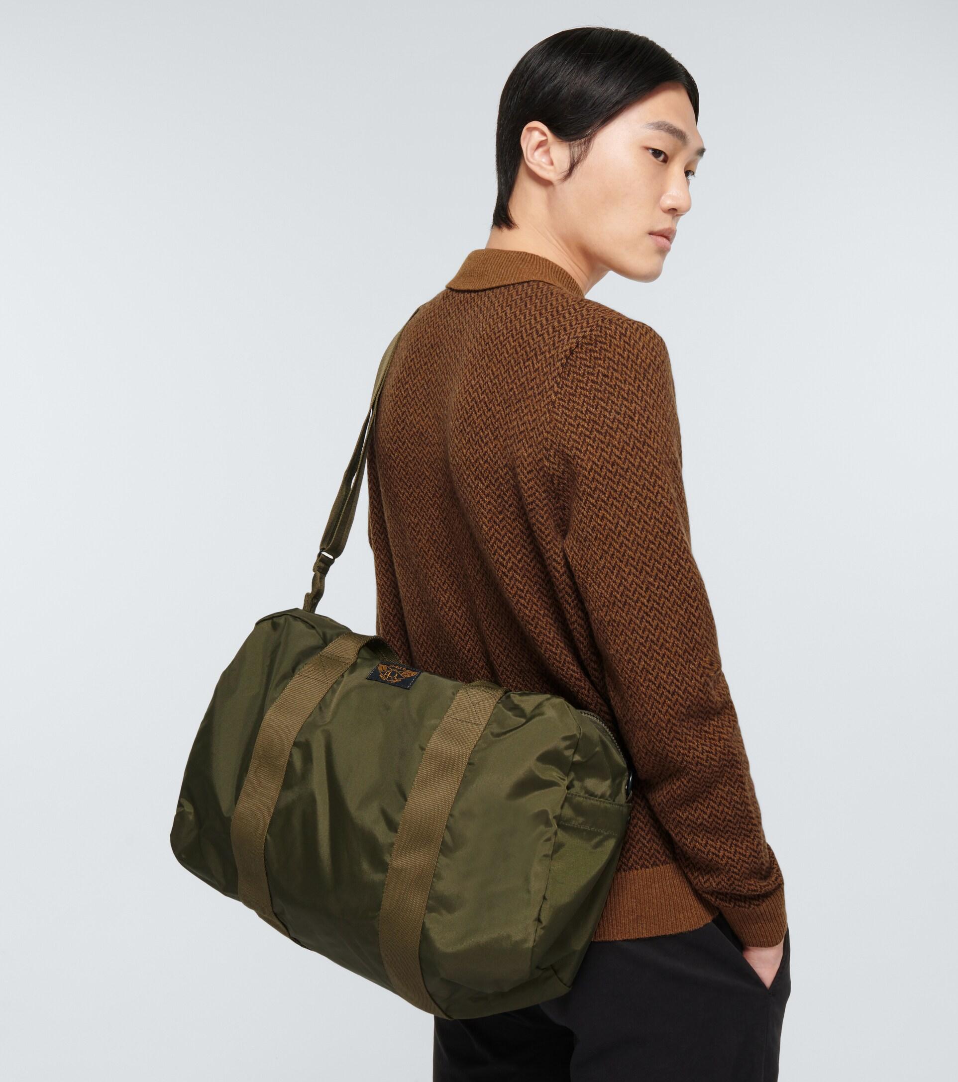 Nylon Canvas Utility Messenger Bag