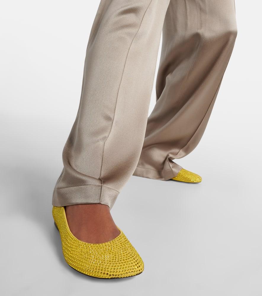 バレエシューズ LOEWE Ballerina 'Toy' Loewe Toy Ankle-Strap Ballerina Flats | Neiman Marcus