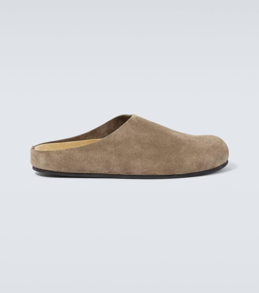 The Row Hugo Suede Clogs in White for Men | Lyst