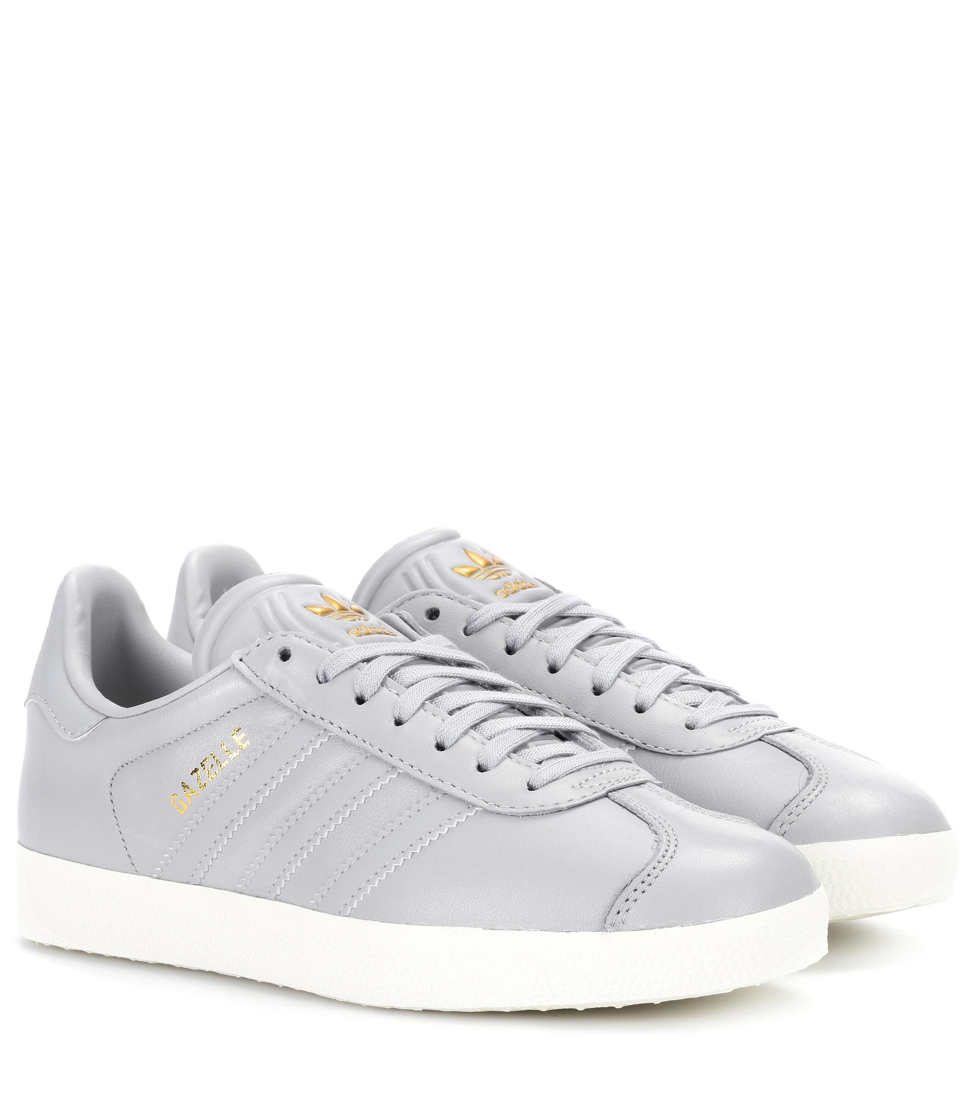 grey leather gazelles