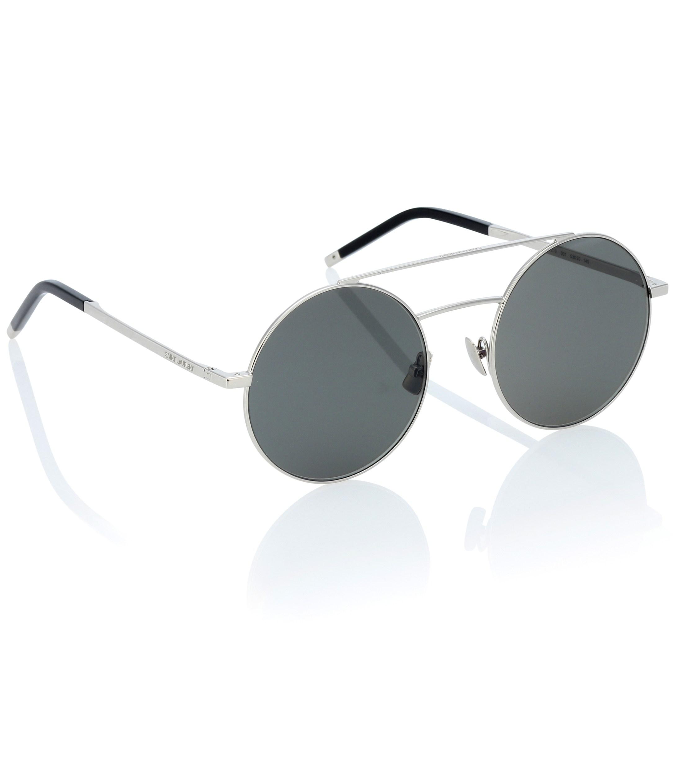 saint laurent slm16 rectangle sunglasses