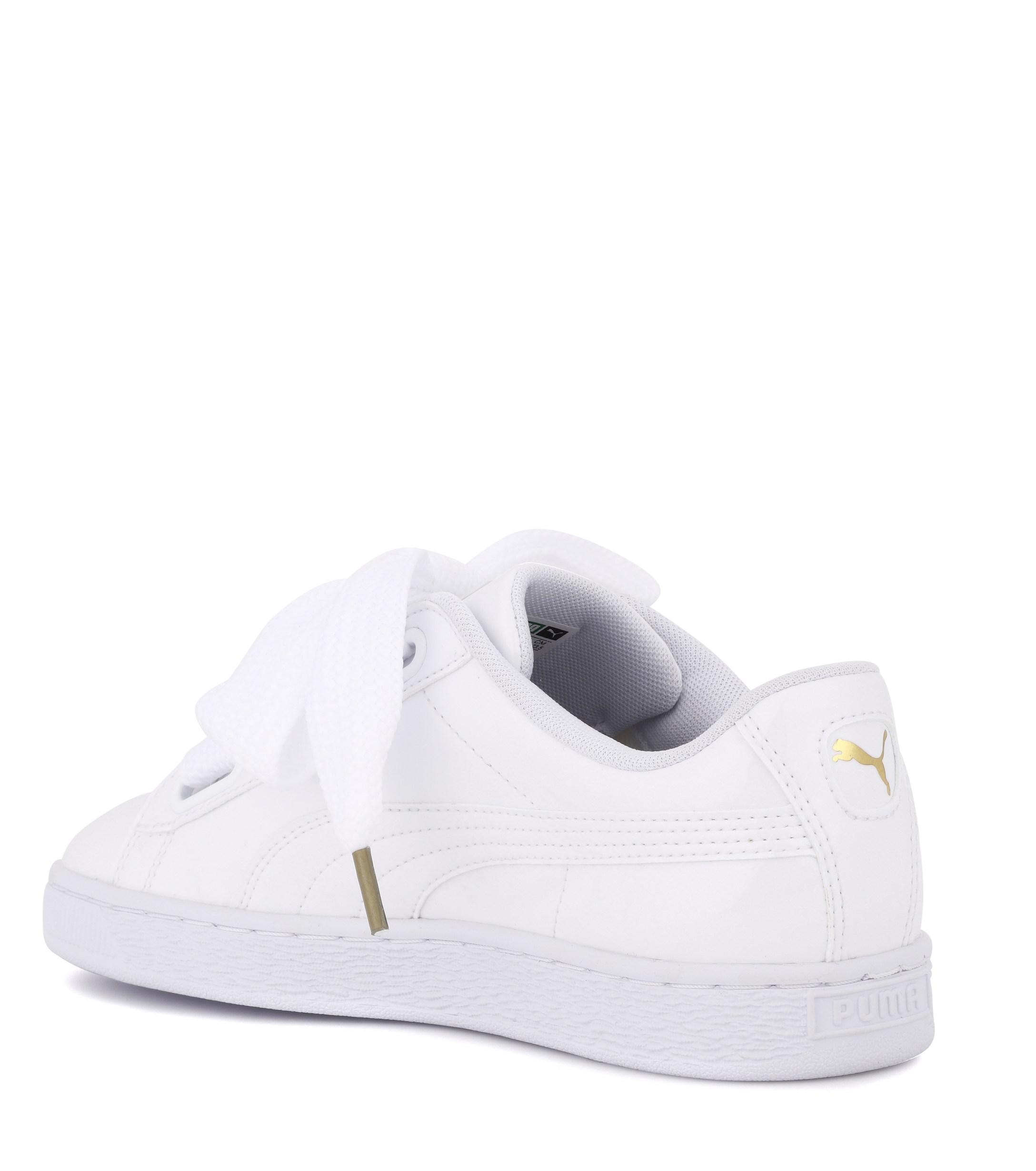 Zapatillas blancas de charol basket heart PUMA de color Blanco - 77 % de  descuento | Lyst