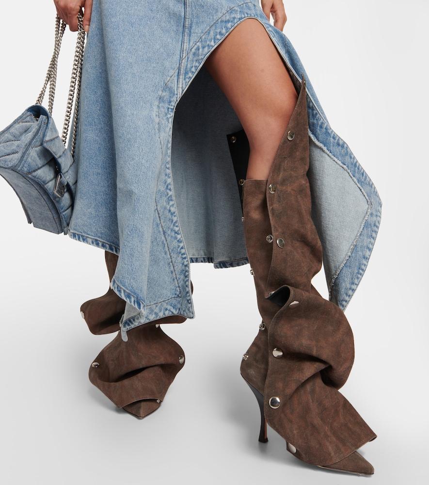 Y project 2024 denim boots
