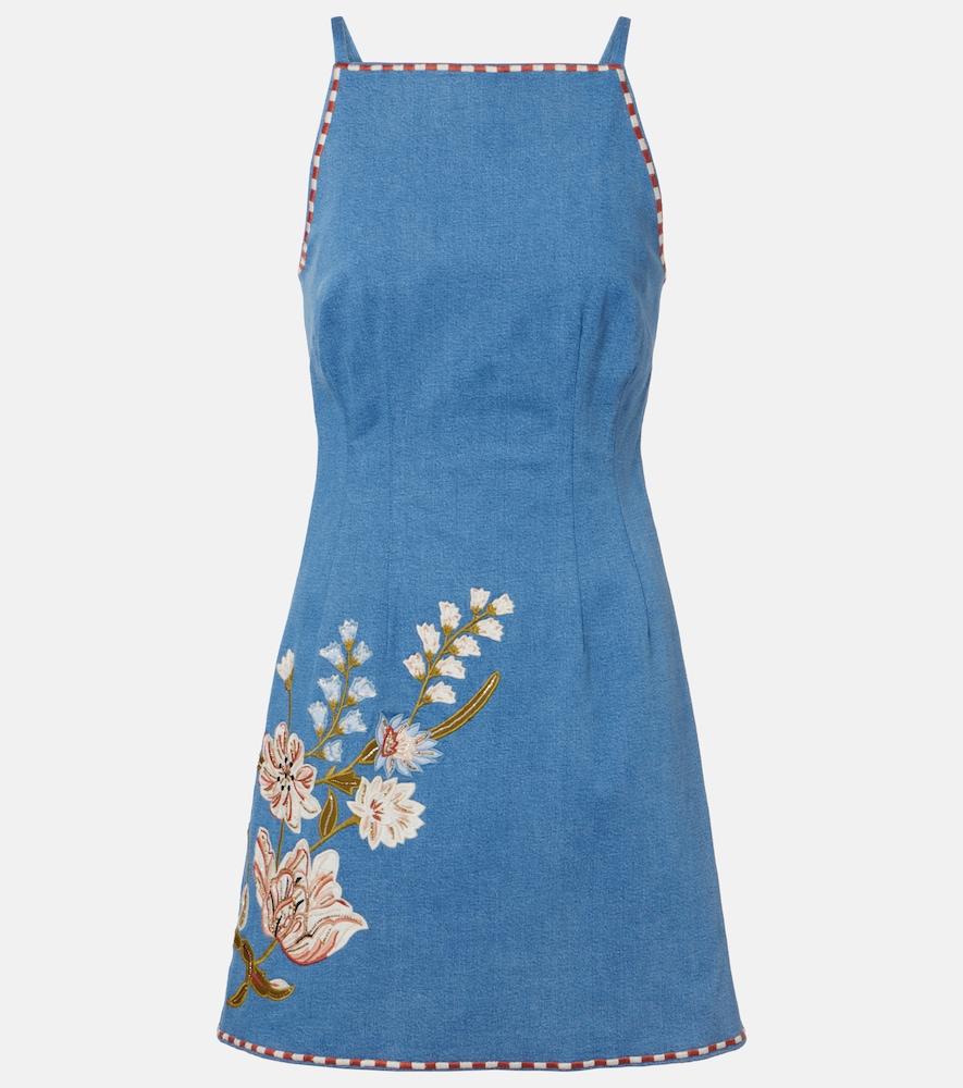 white christmas dresses Veronica Beard-Catherine Denim Dress main image 1