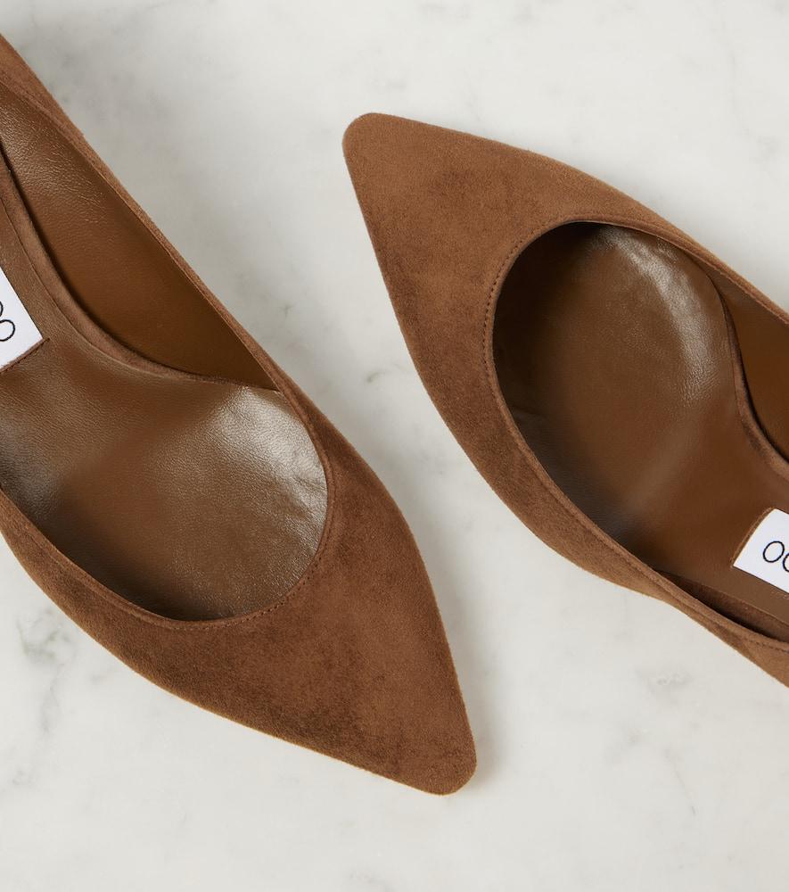 パンプス JIMMY CHOO Dark Brown Suede Romy 60 Pumps Jimmy Choo Romy 60 Suede Pumps in Brown | Lyst
