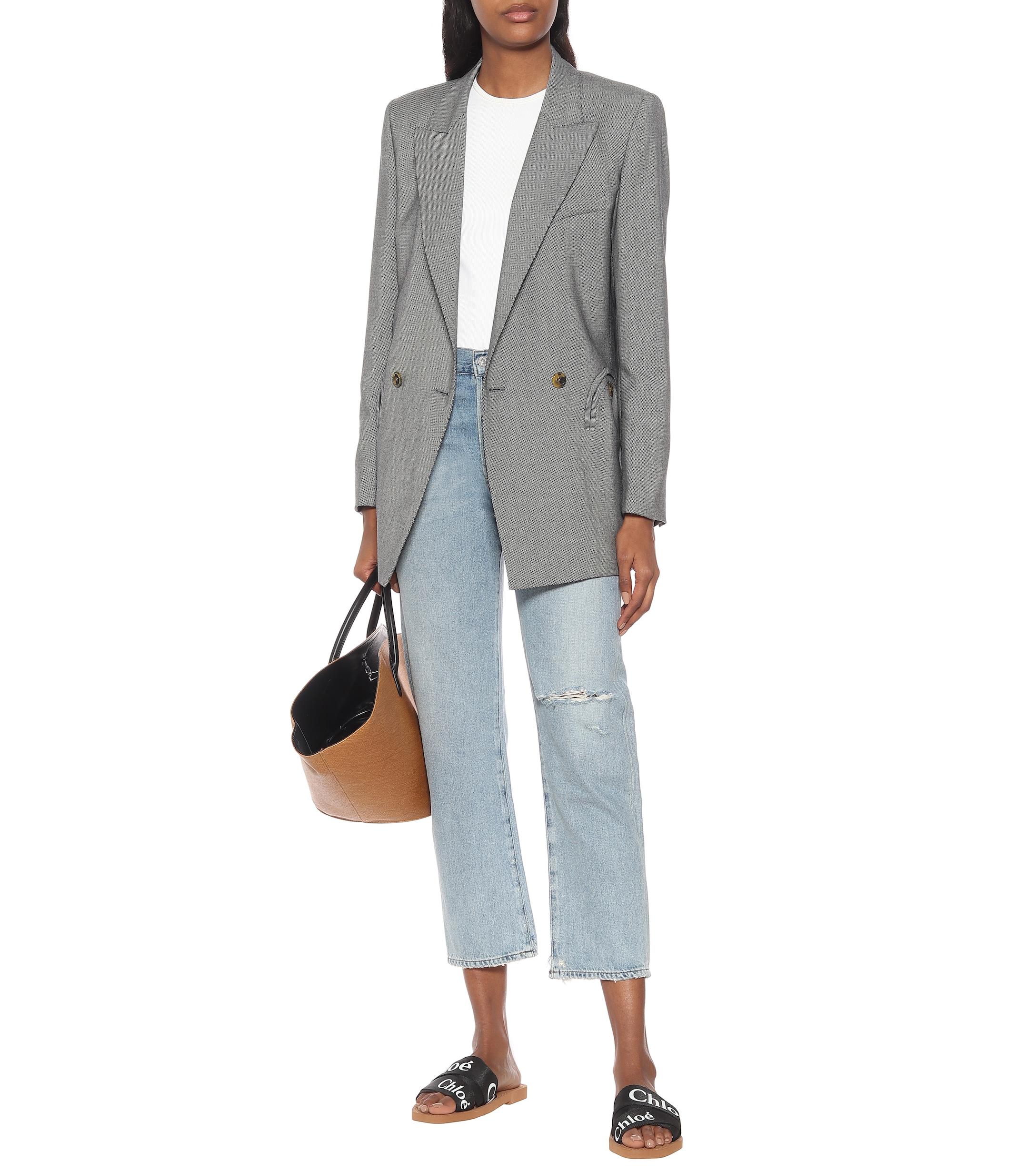 chloé woody flat mule