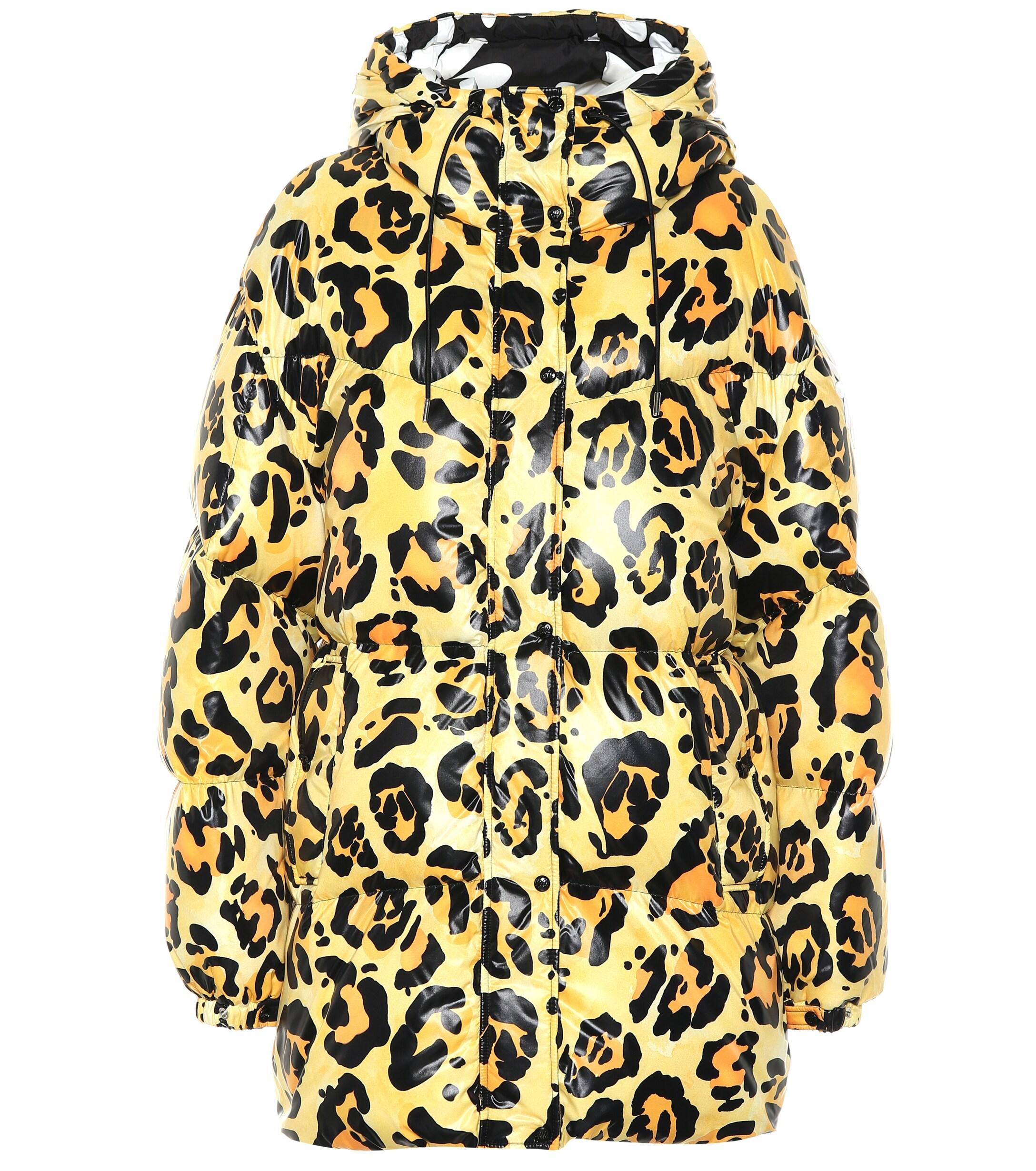 moncler leopard jacket