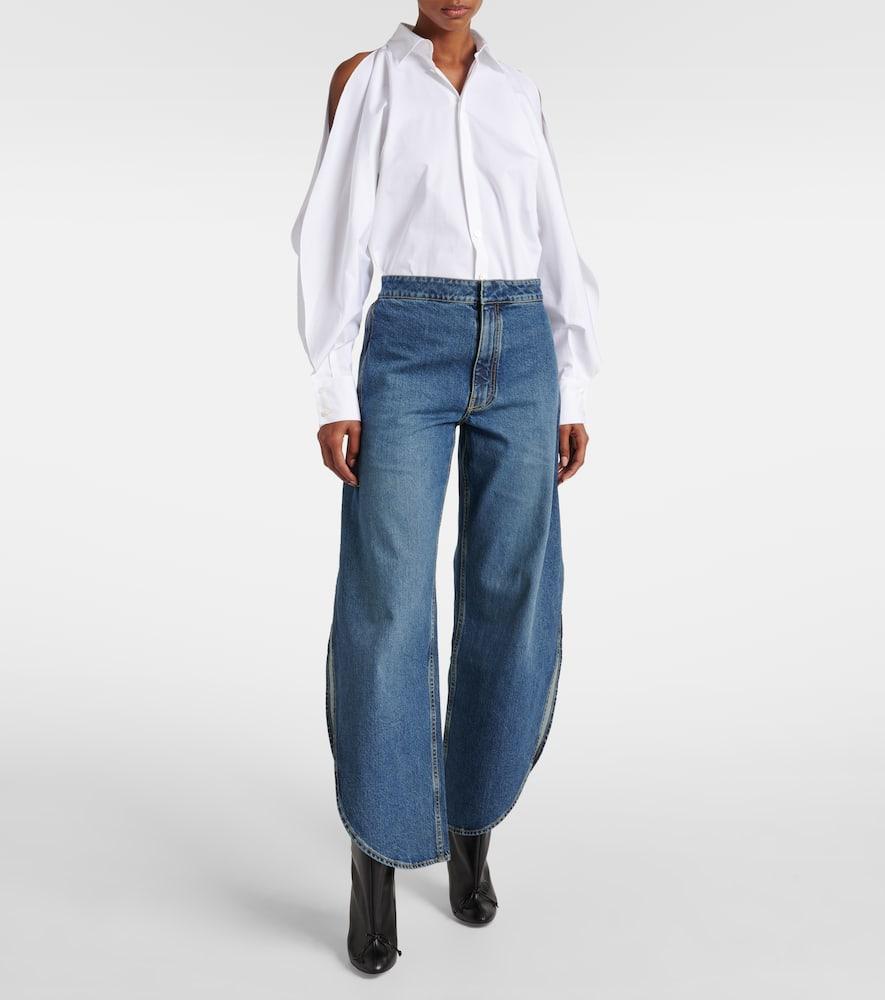 パンツ ALAIA ROUNDED PETAL PANTS Alaïa Black Rounded Petal Trousers | ModeSens