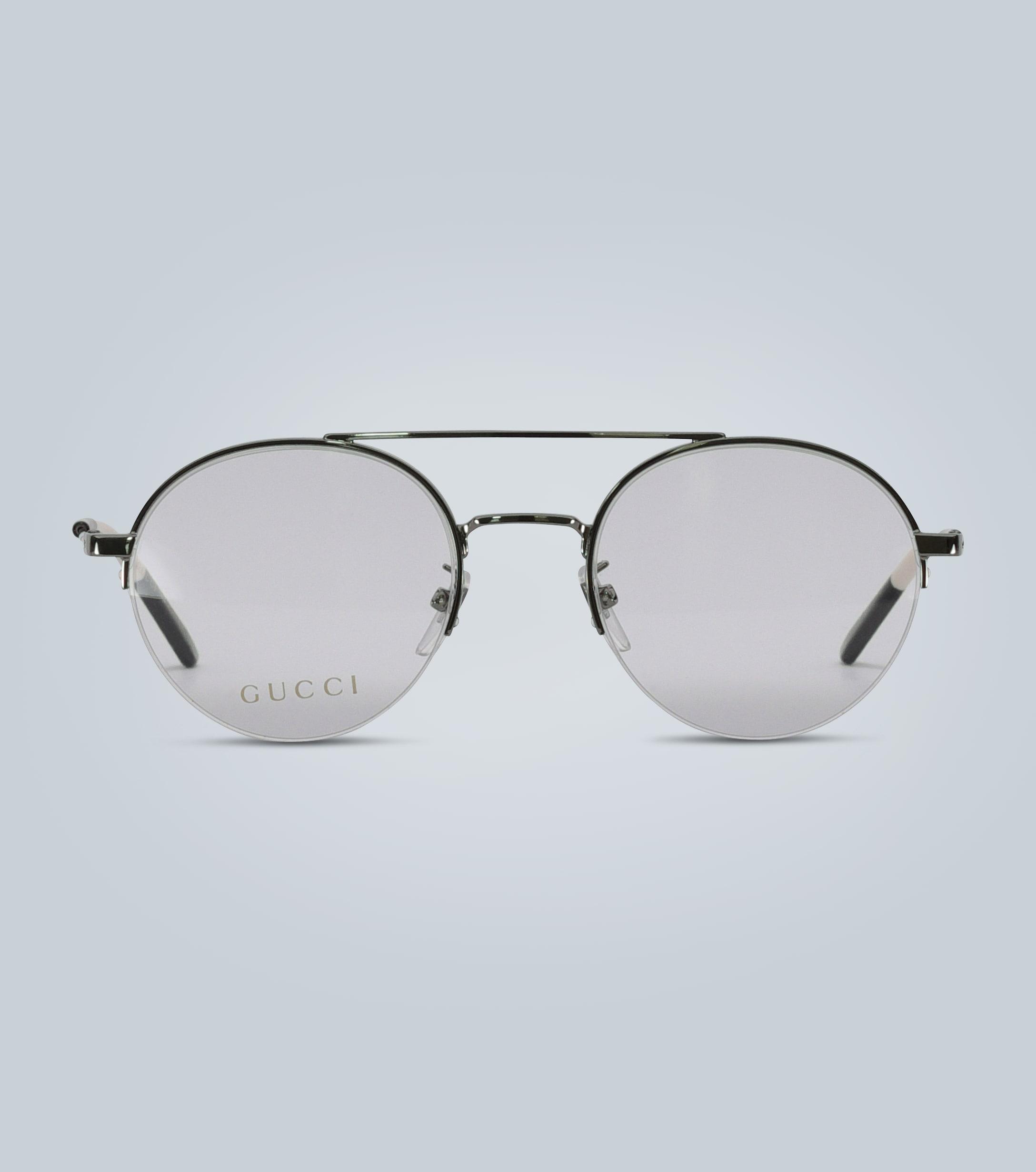 gucci half frame glasses
