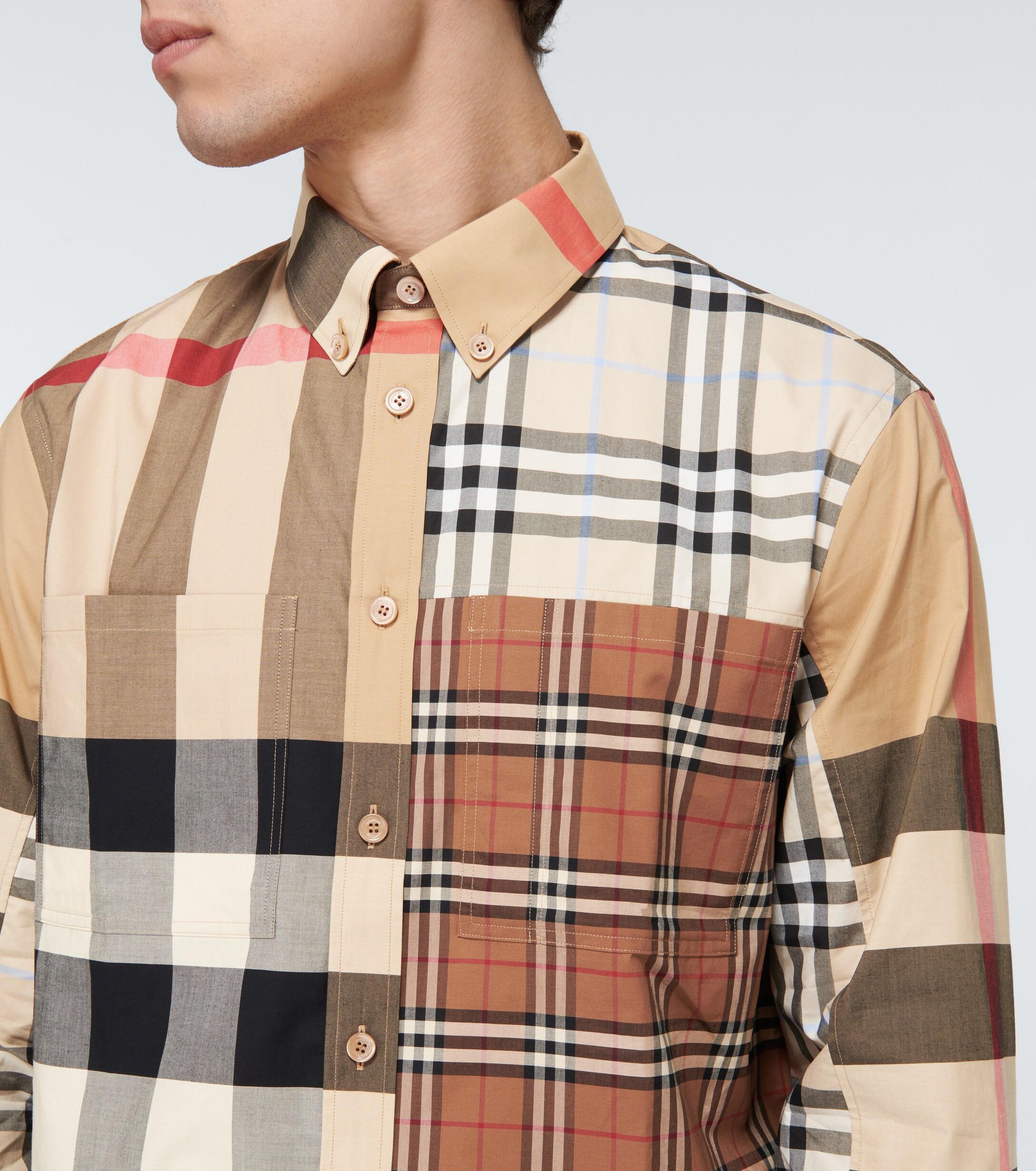 Burberry Terence Patchwork Shirt for Men | Lyst