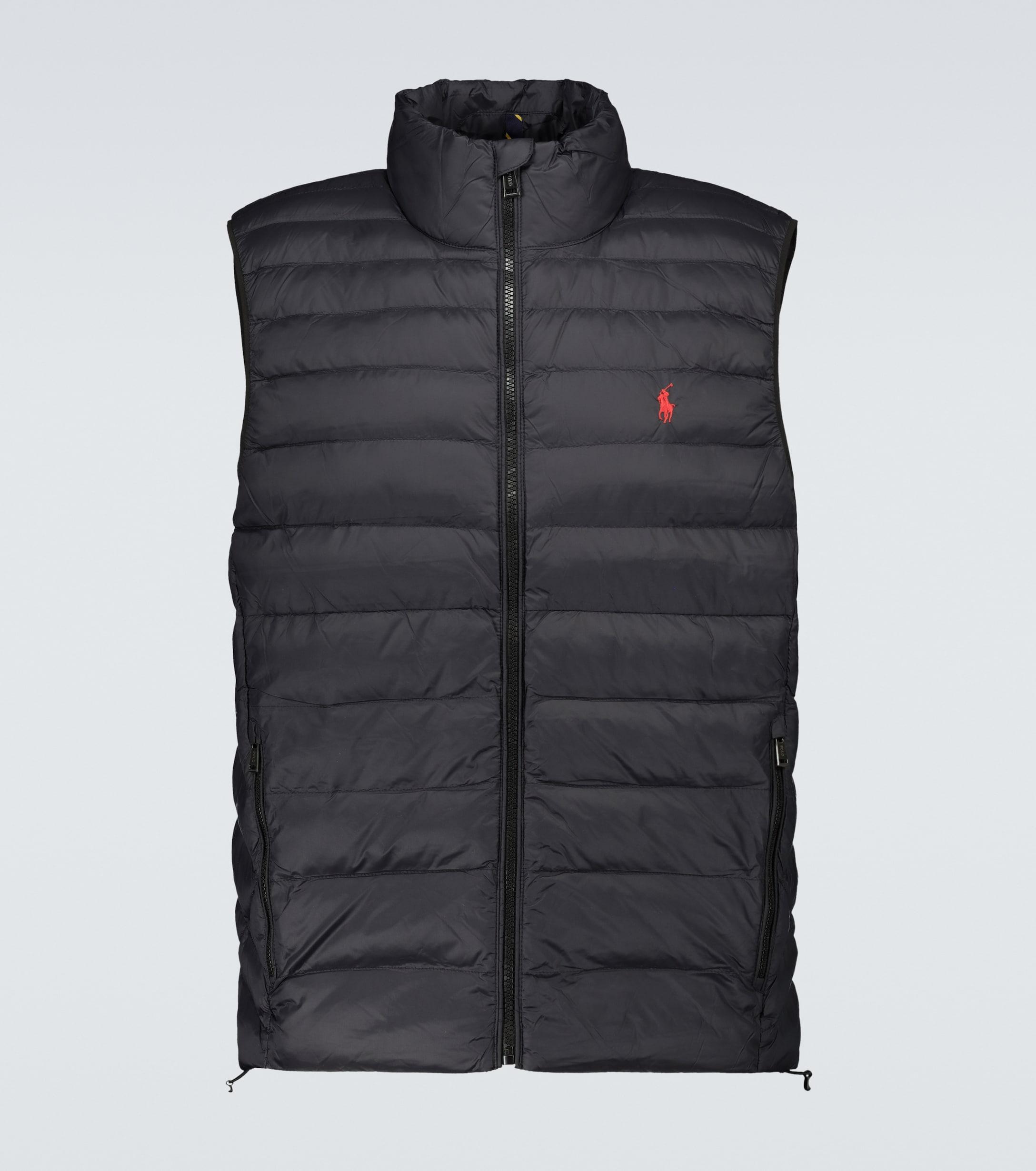 Polo Ralph Lauren Synthetic Terra Nylon Vest in Black for Men - Lyst