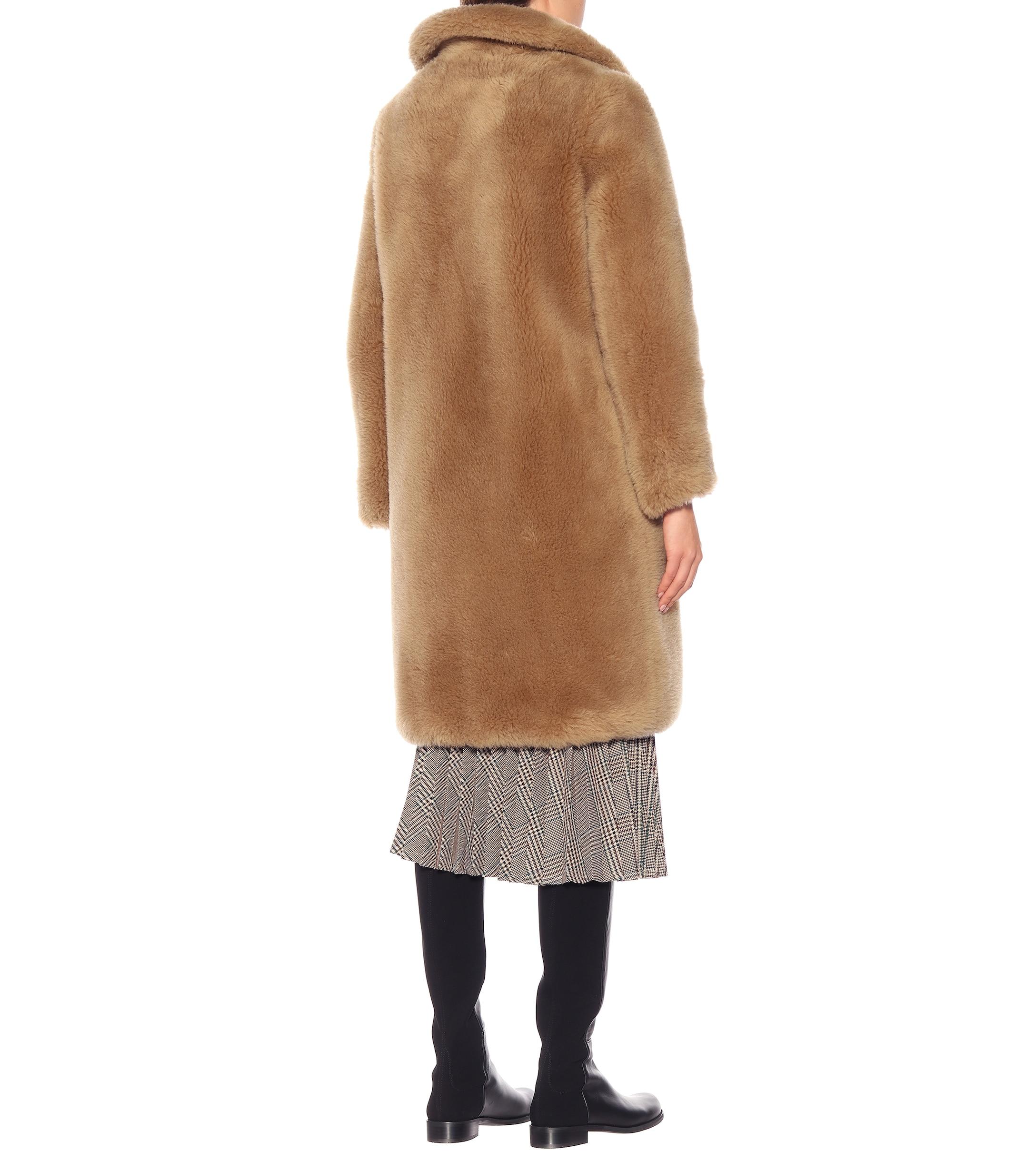 black shiny coat womens