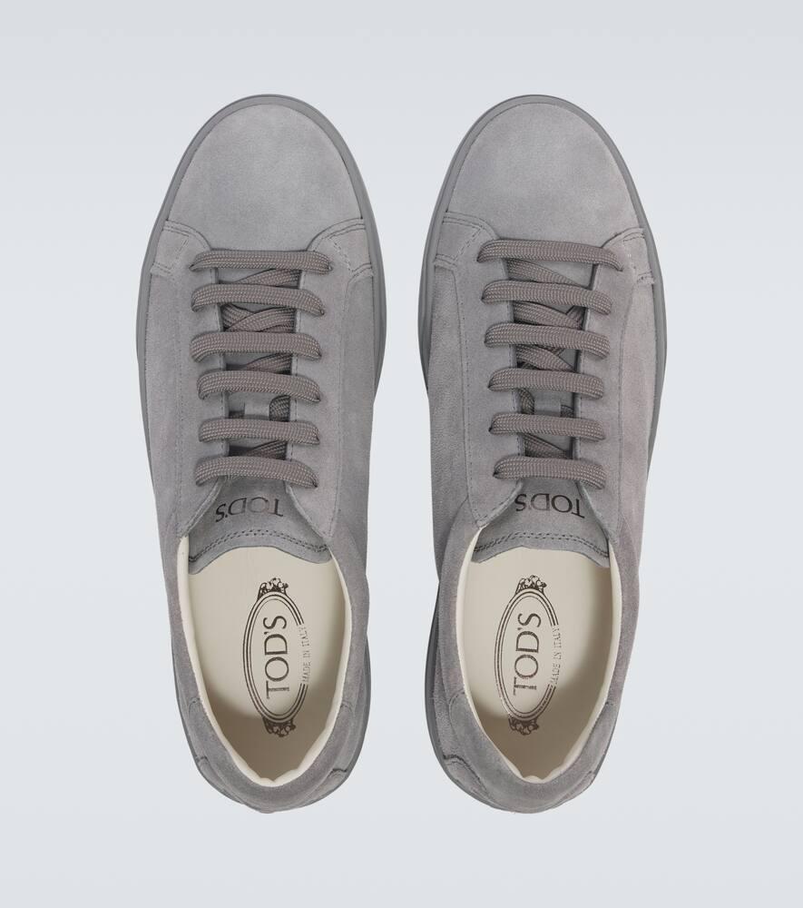 Tod's Suede Sneakers in Grey for Men Lyst UK