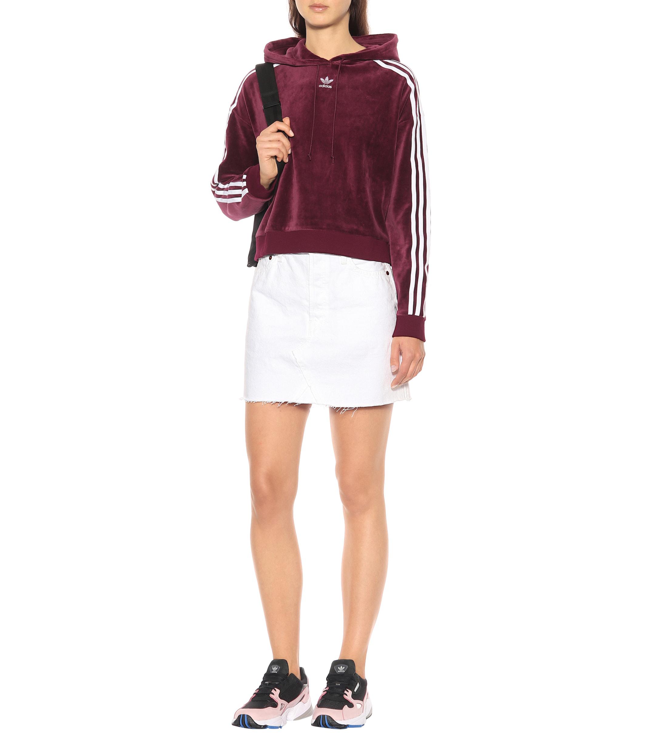 adidas velvet hoodie