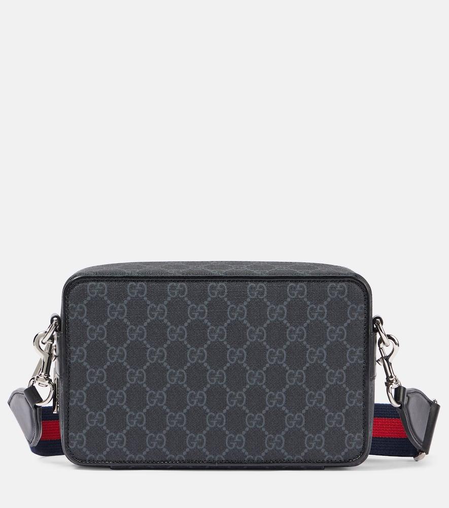 Gucci GG Canvas Mini Shoulder Bag in Black for Men Lyst