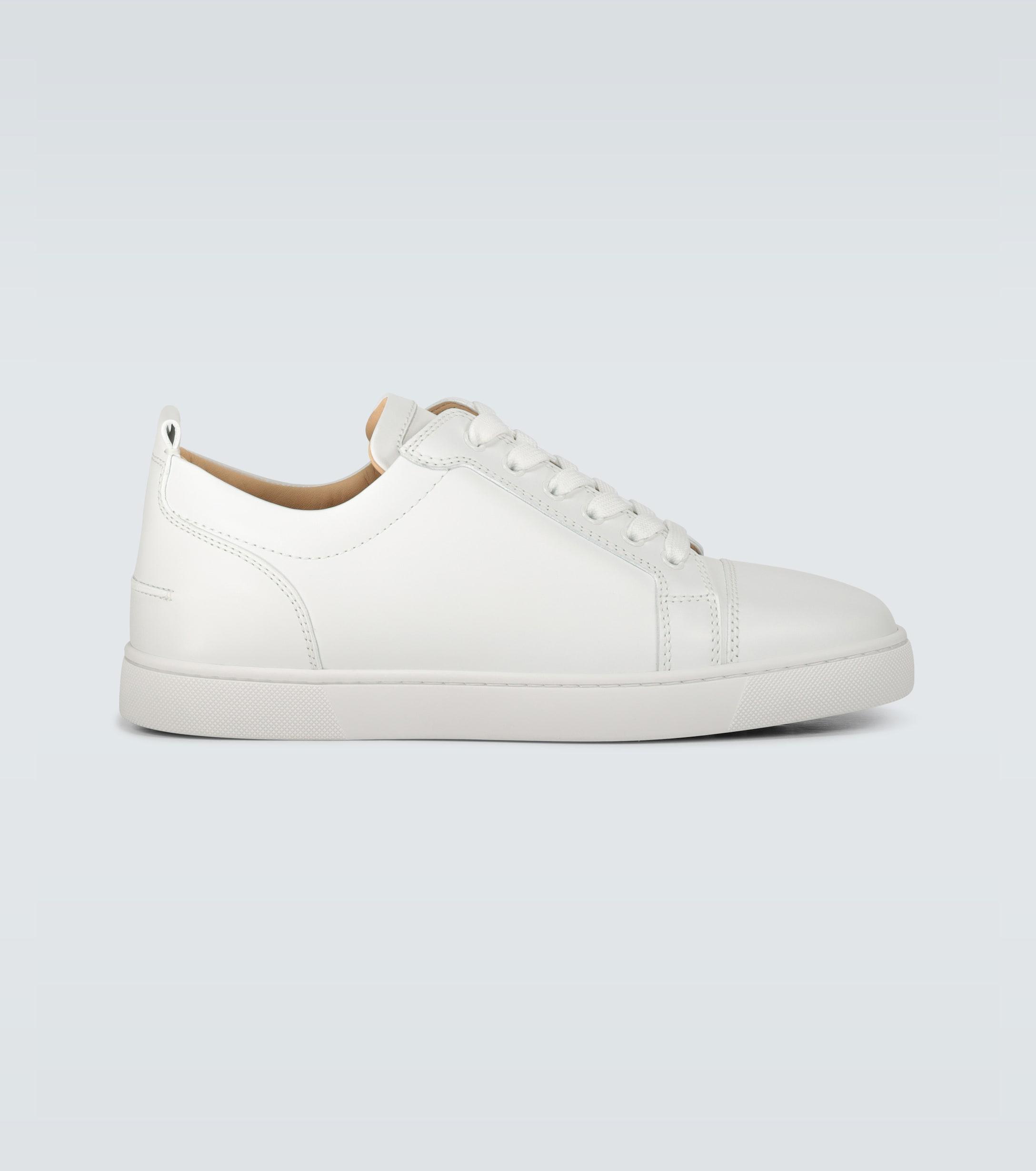 louboutin louis junior white