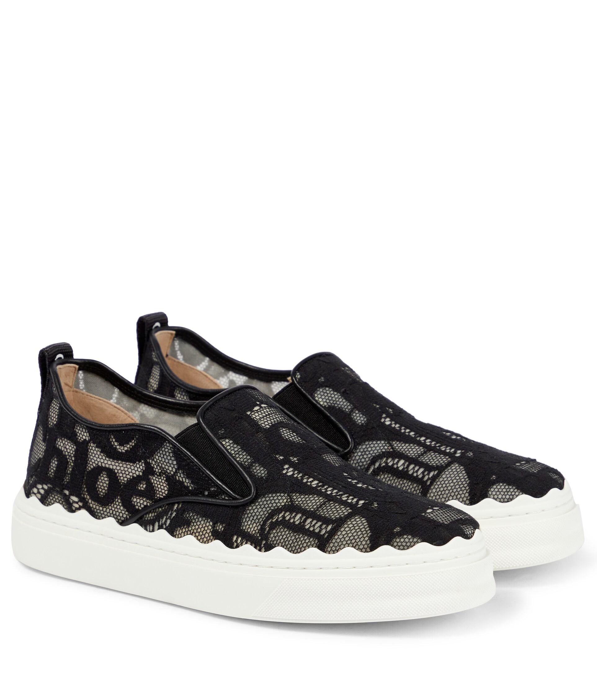 chloe sneakers black