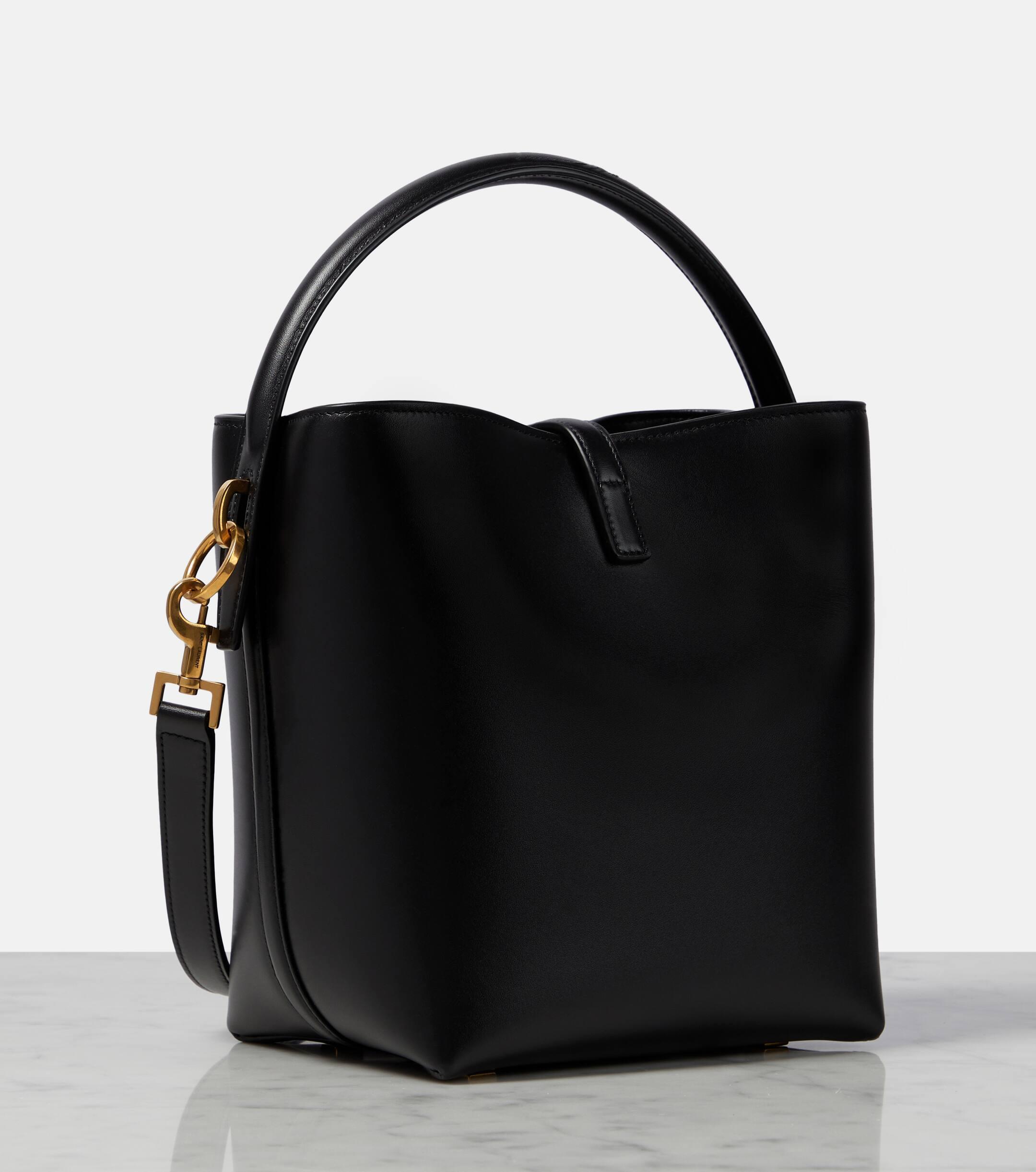 Small black bucket bag sale