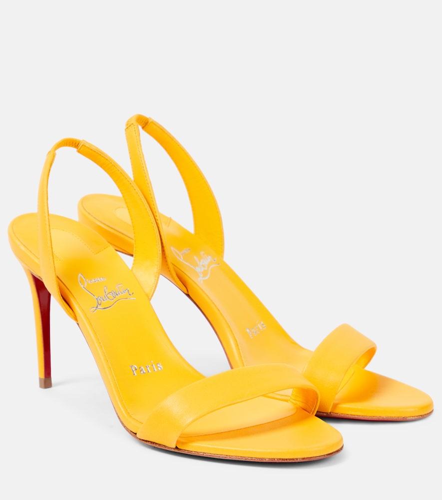 Christian Louboutin イエローミュール　36 Yellow Christian Louboutin Heels for Women | Lyst