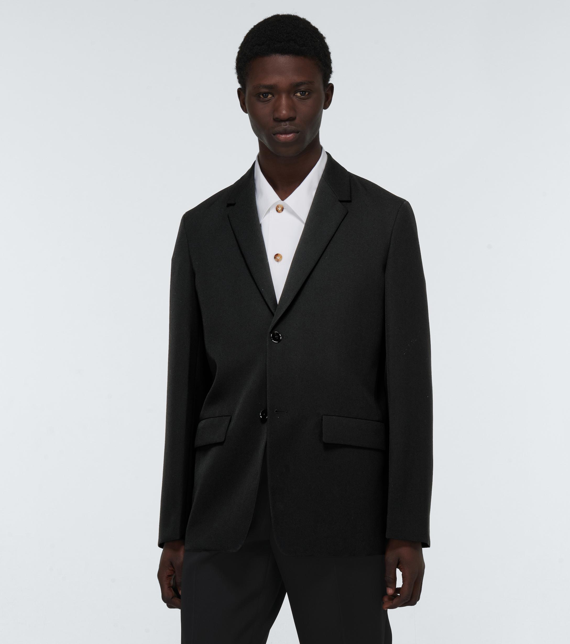 Jil Sander Essential Wool Gabardine Suit in Black for Men - Lyst