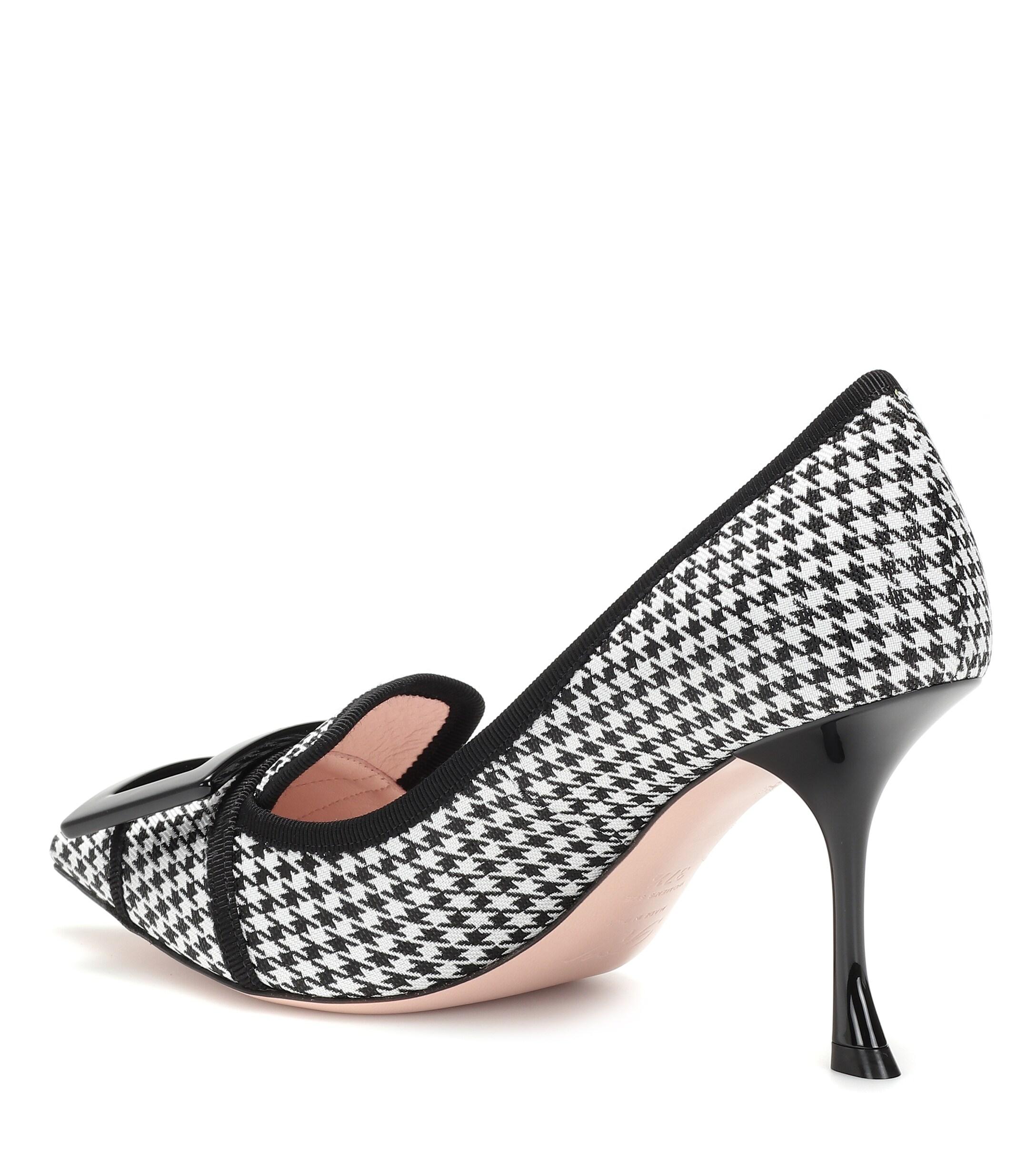 houndstooth pumps heels