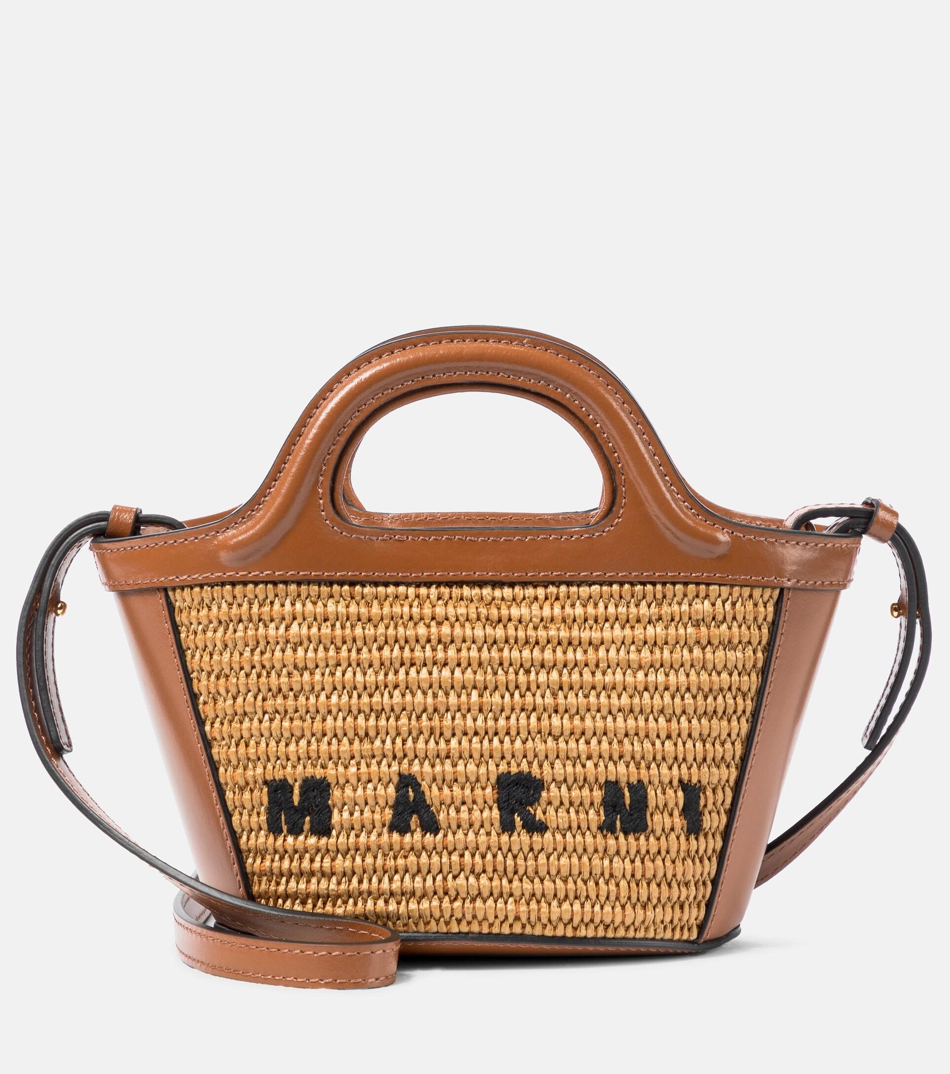 mini Tropicalia leather bag, Marni