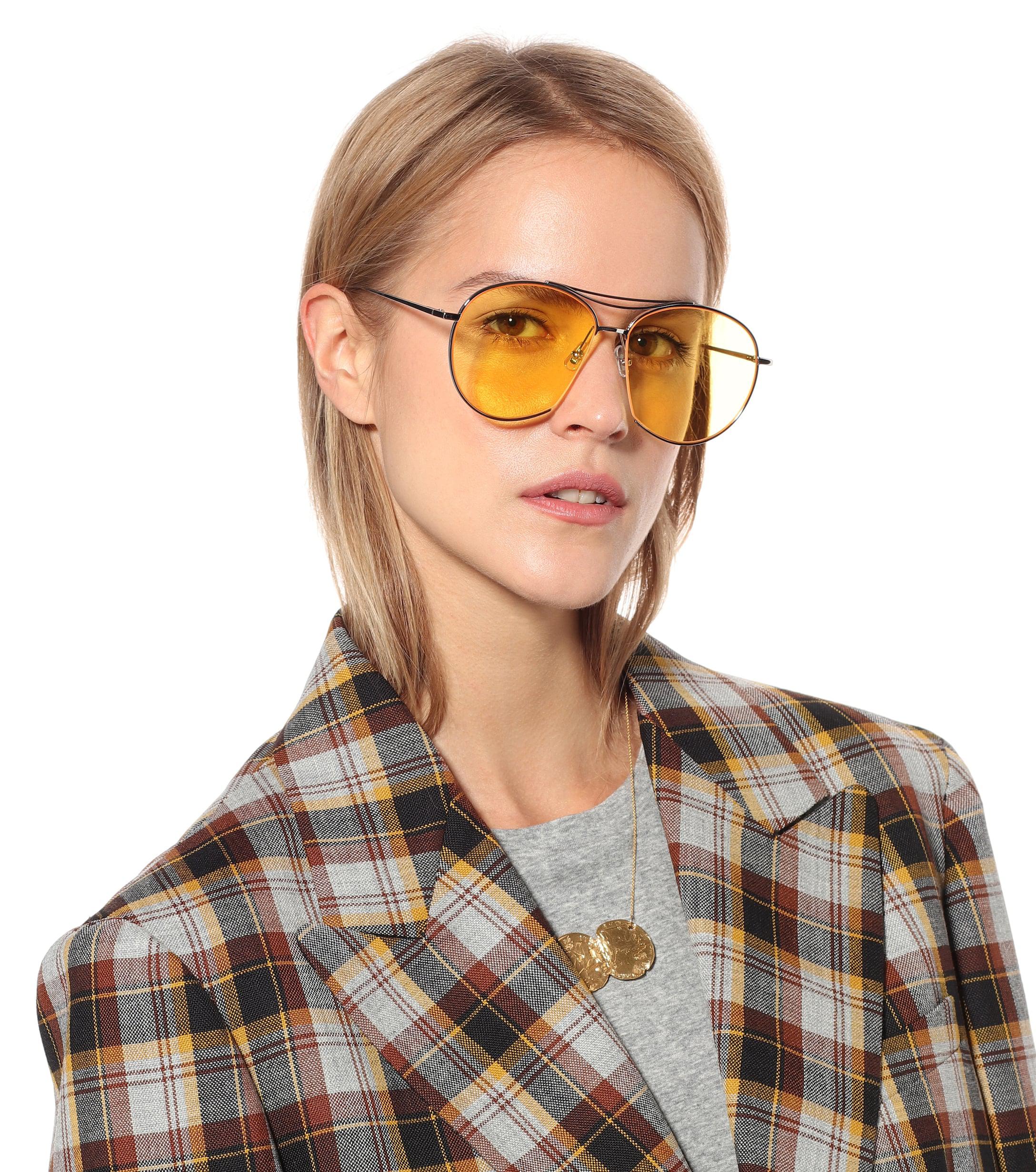 Gentle Monster Jumping Jack Aviator Sunglasses in Yellow | Lyst