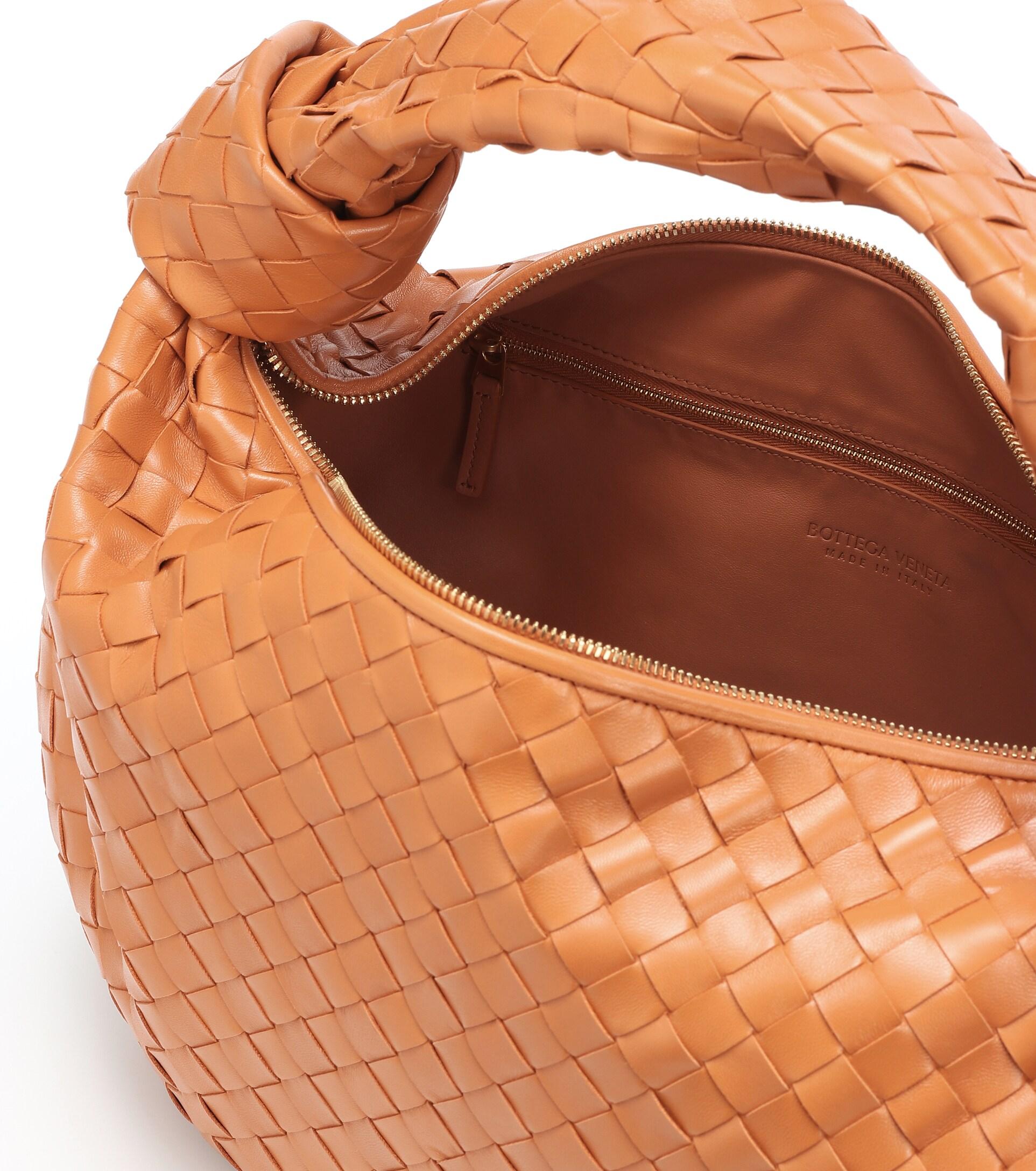 Jodie leather handbag Bottega Veneta Brown in Leather - 30838740