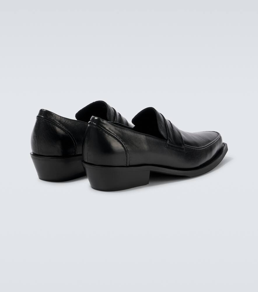 Our Legacy Cypher Leather Penny Loafers in Black for Men | Lyst