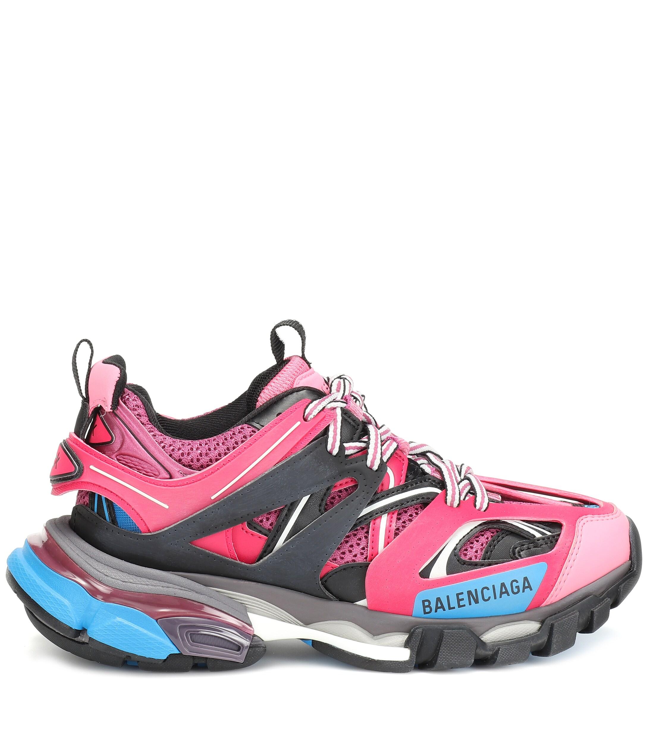 balenciaga pink sneakers track