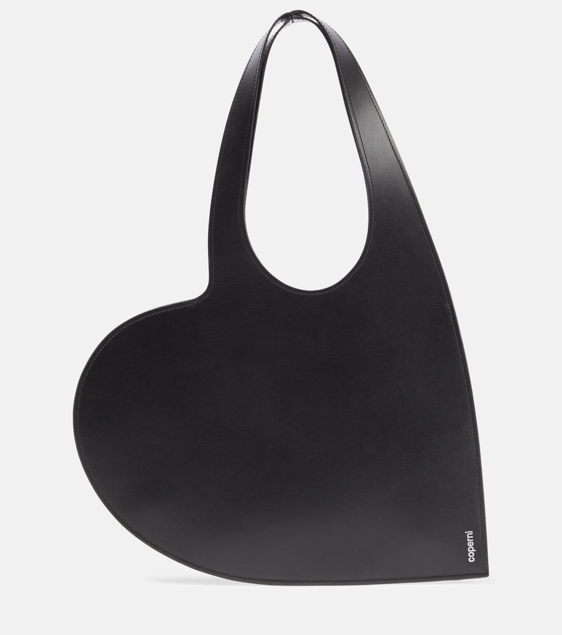 Coperni Heart Mini Leather Tote Bag in Black | Lyst