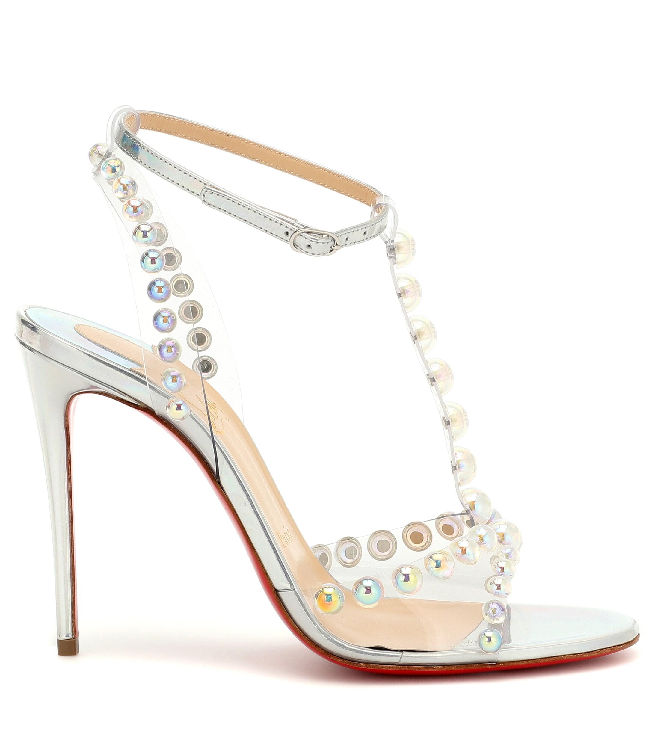 Christian Louboutin Faridaravie 100 Pvc Sandals - Lyst